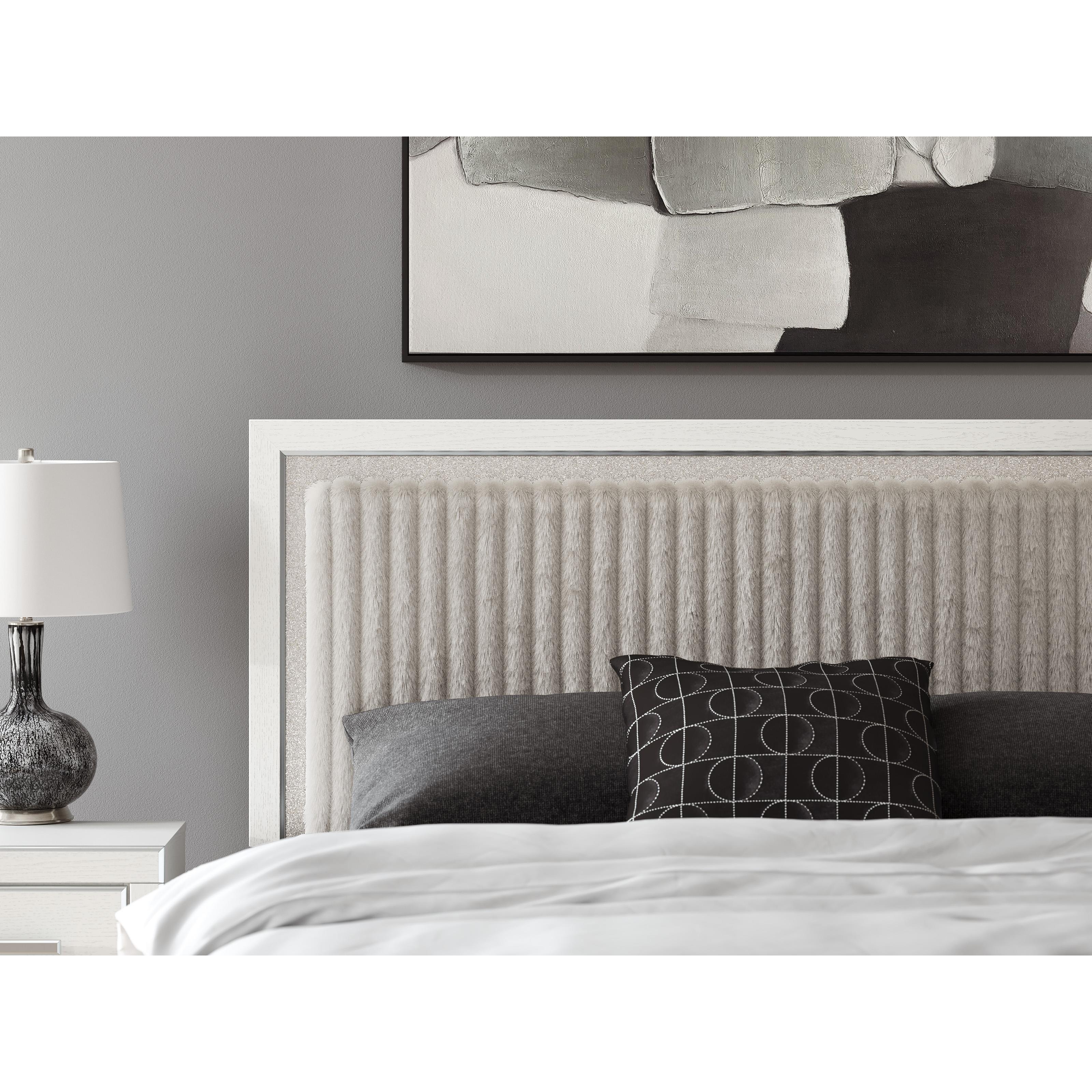  Size_King --  Zuraleus PCB3381B10 King Upholstered Panel Bed IMAGE 7