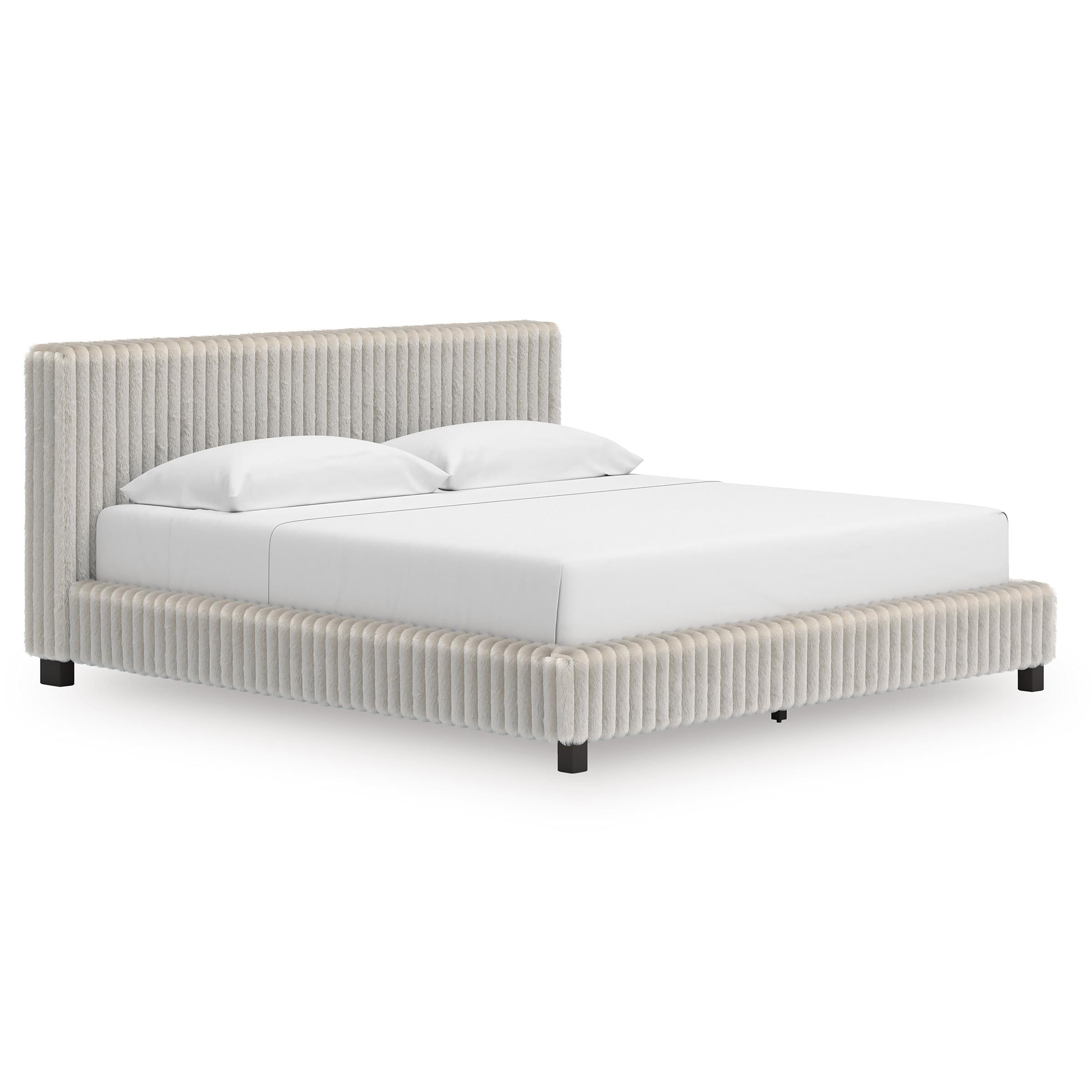  Size_King --  Zuraleus PCB3381B13 King Upholstered Bed IMAGE 1