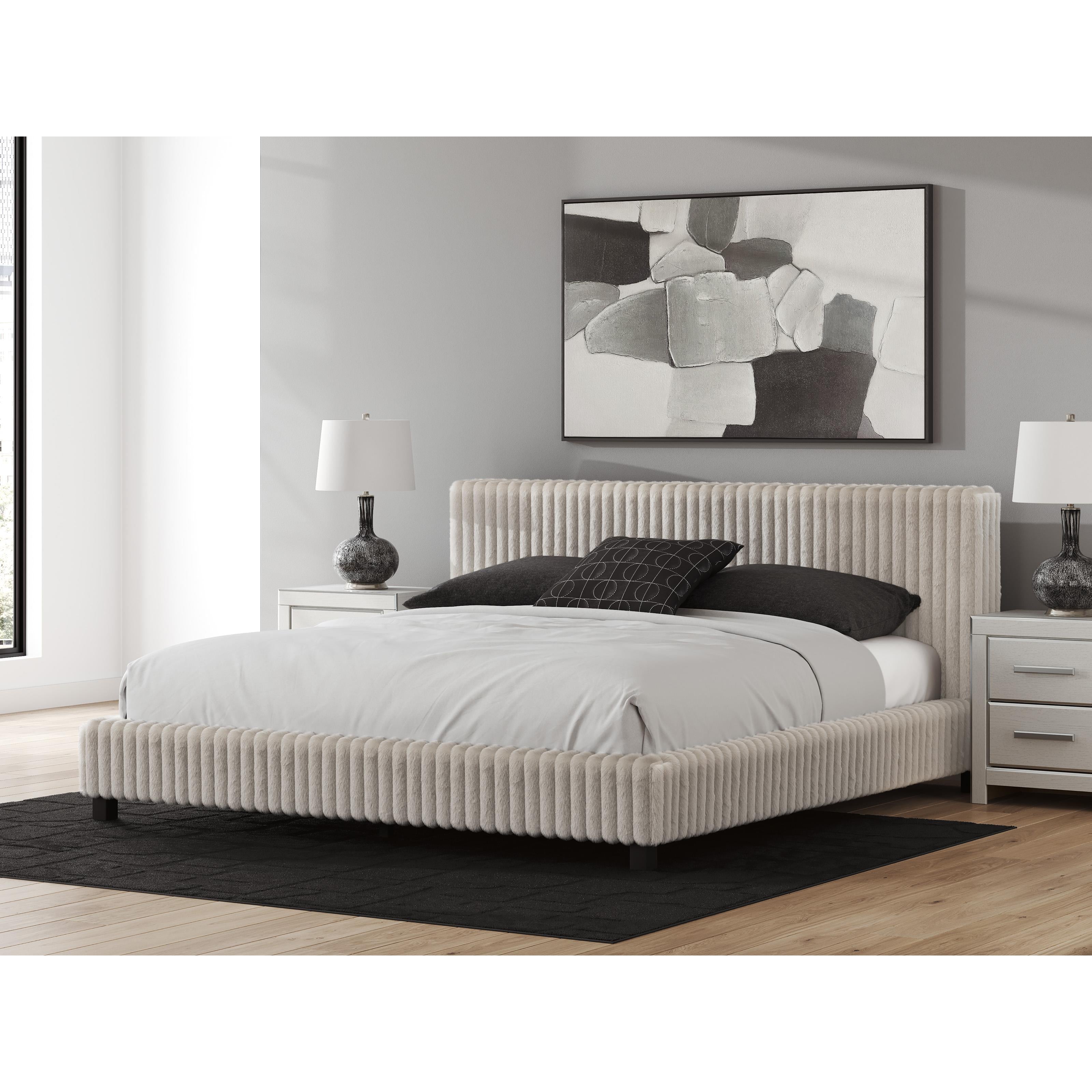  Size_King --  Zuraleus PCB3381B13 King Upholstered Bed IMAGE 9
