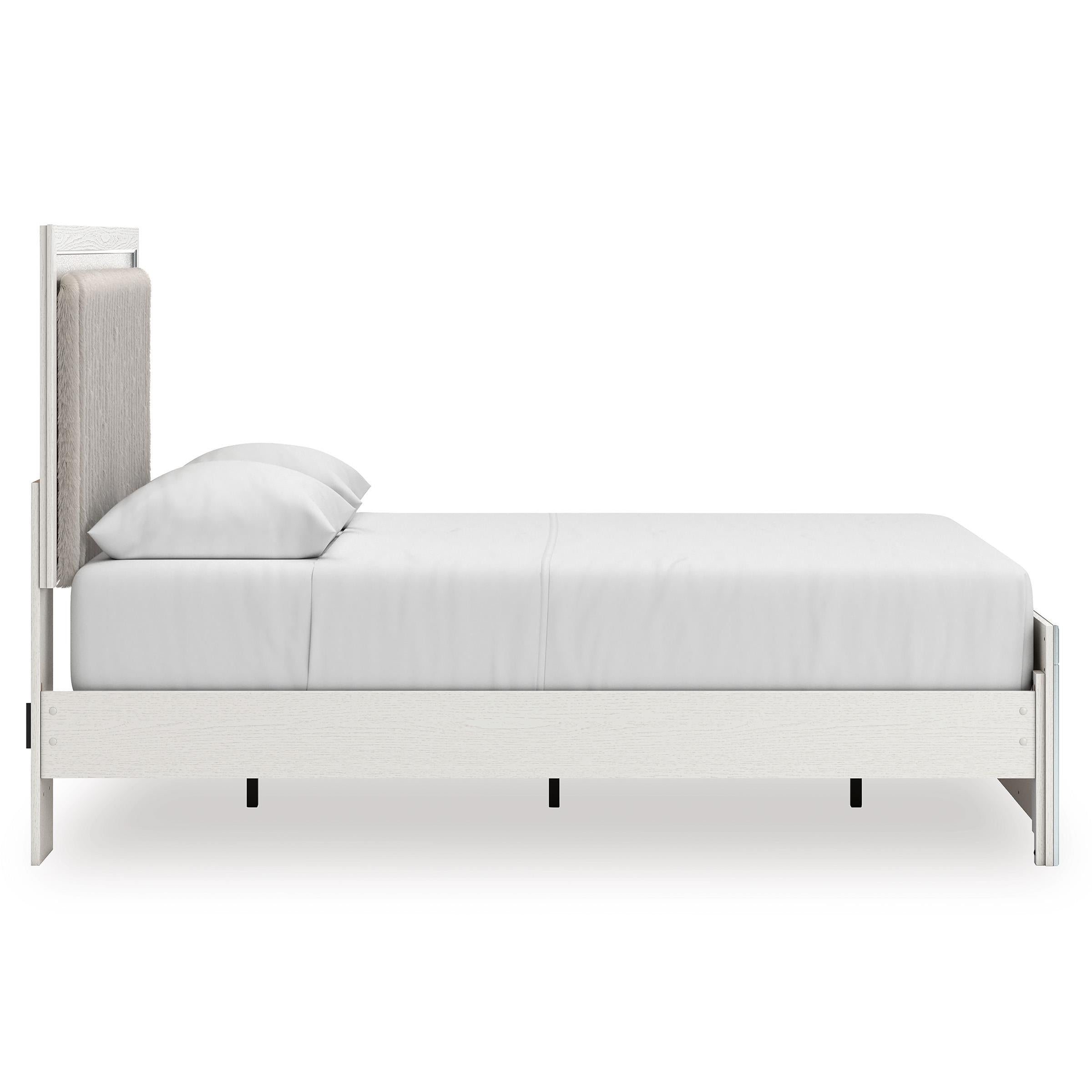  Size_Queen --  Signature Design by Ashley Zuraleus Upholstered Panel Bed IMAGE 3