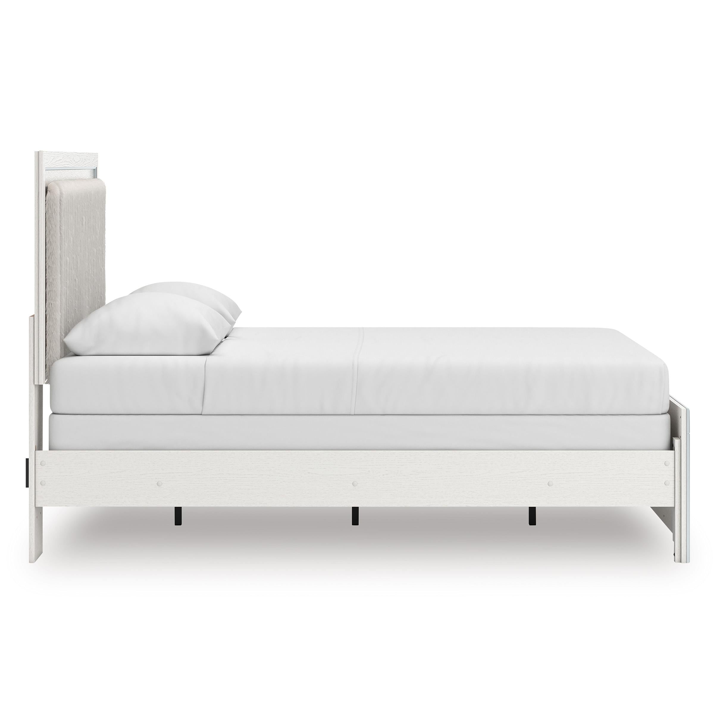  Size_Queen --  Signature Design by Ashley Zuraleus Upholstered Panel Bed IMAGE 2