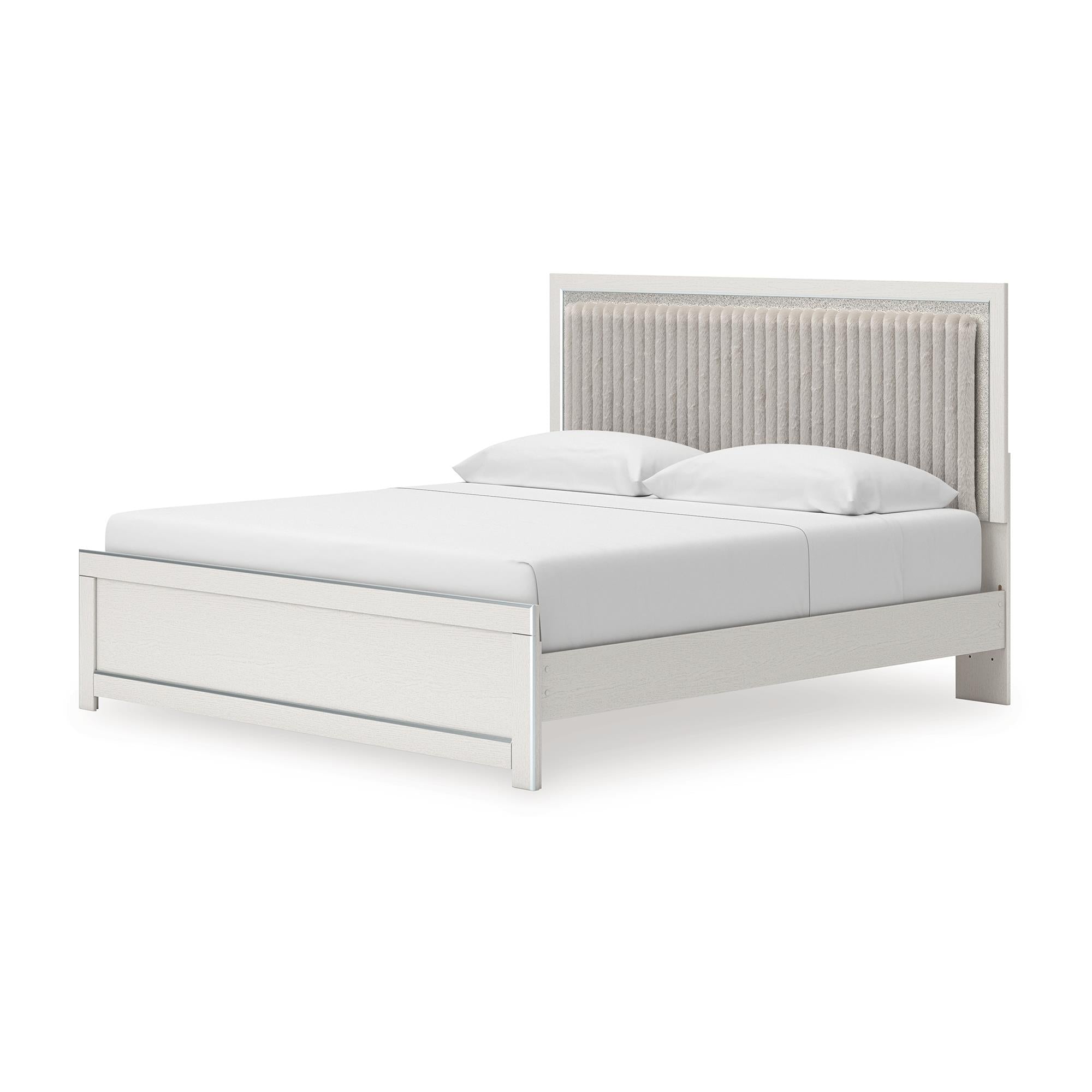  Size_King --  Zuraleus PCB3381B8 King Upholstered Panel Bed IMAGE 4