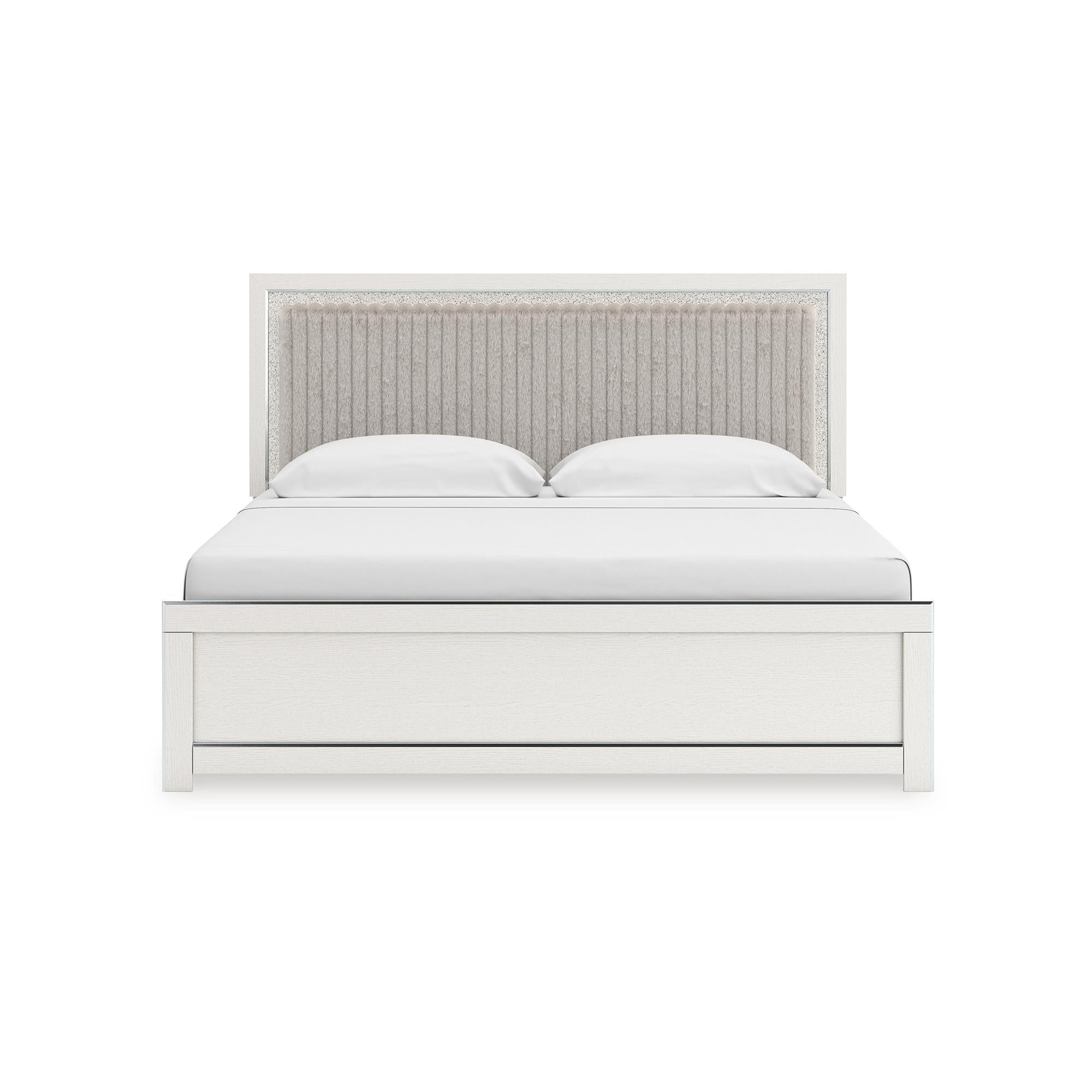  Size_King --  Zuraleus PCB3381B8 King Upholstered Panel Bed IMAGE 5