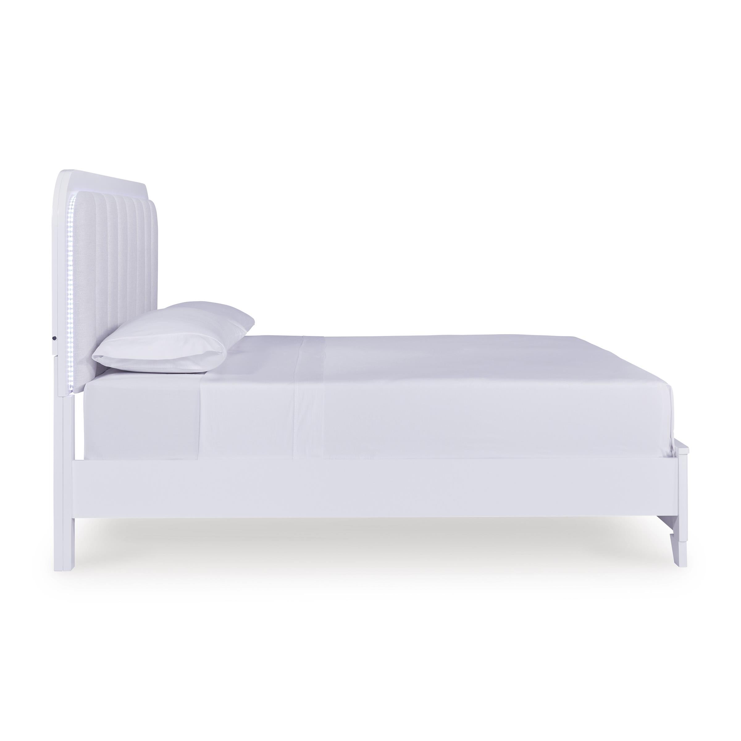  Size_King --  Jarlee PCB392B4 King Upholstered Panel Bed IMAGE 3