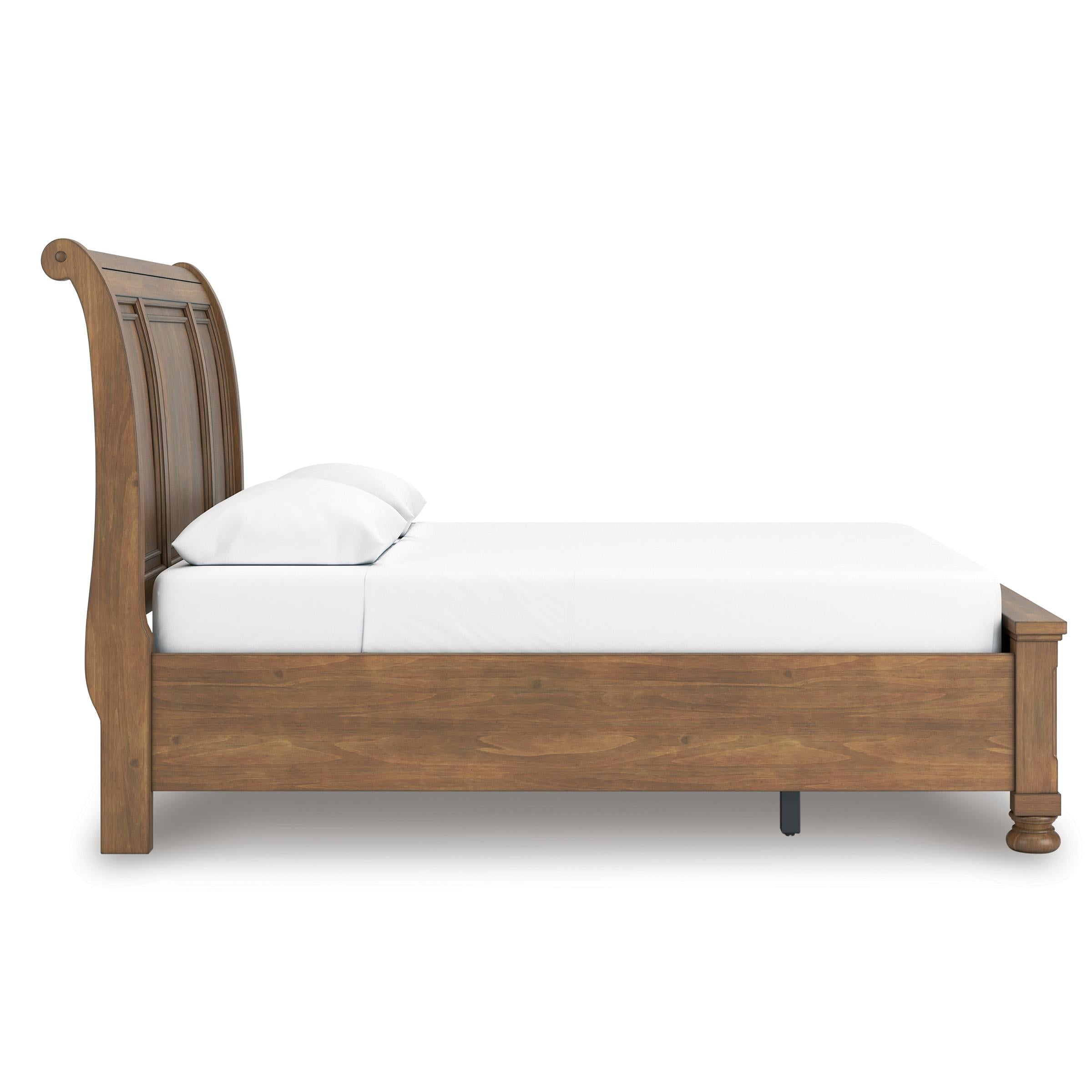  Size_Queen --  Signature Design by Ashley Feddinger Sleigh Bed with Storage IMAGE 4