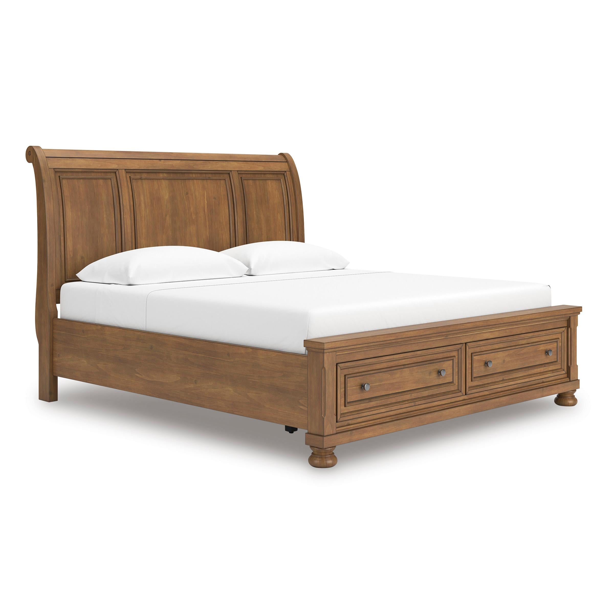  Size_King --  Feddinger PCB779B8 King Storage Sleigh Bed IMAGE 1