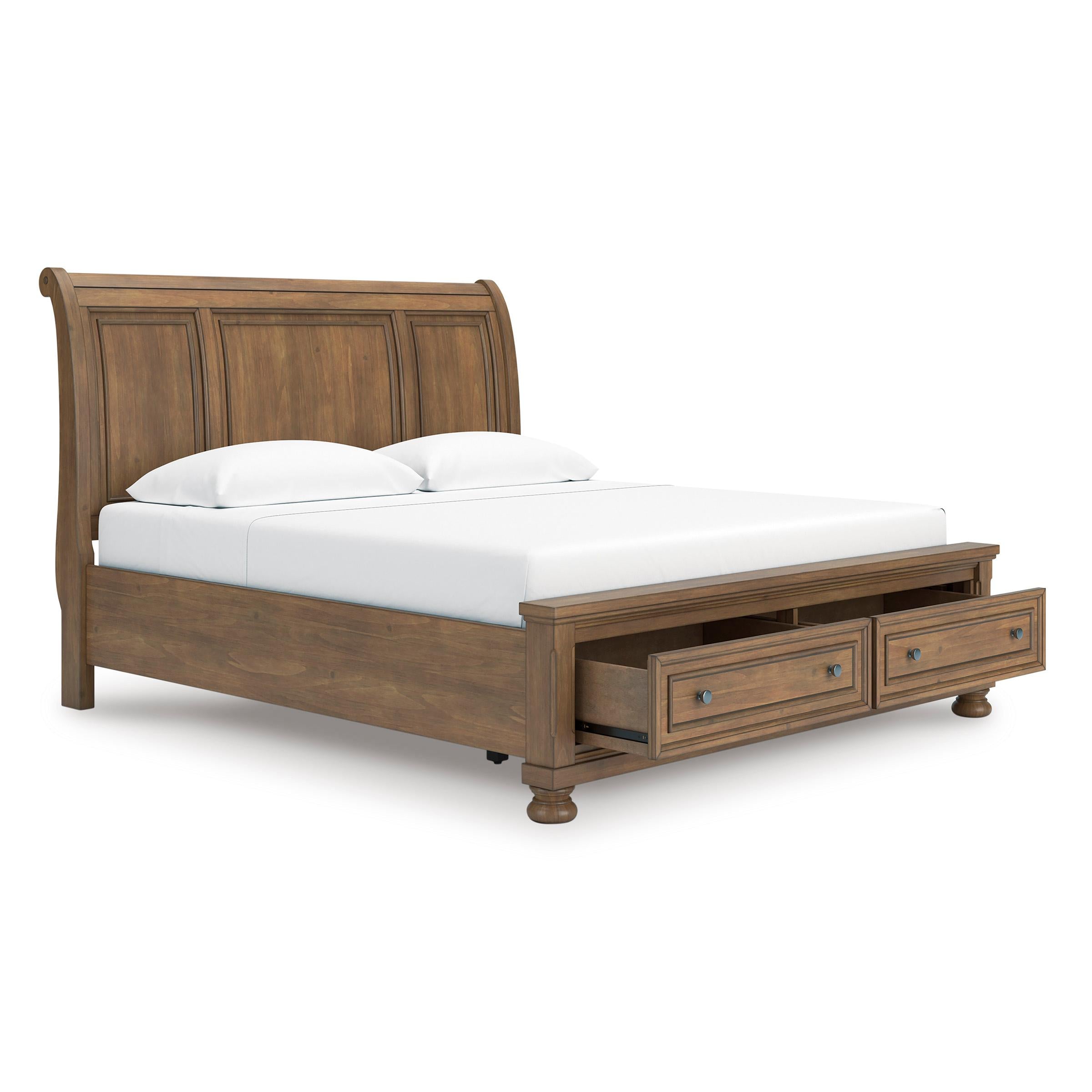  Size_King --  Feddinger PCB779B8 King Storage Sleigh Bed IMAGE 2