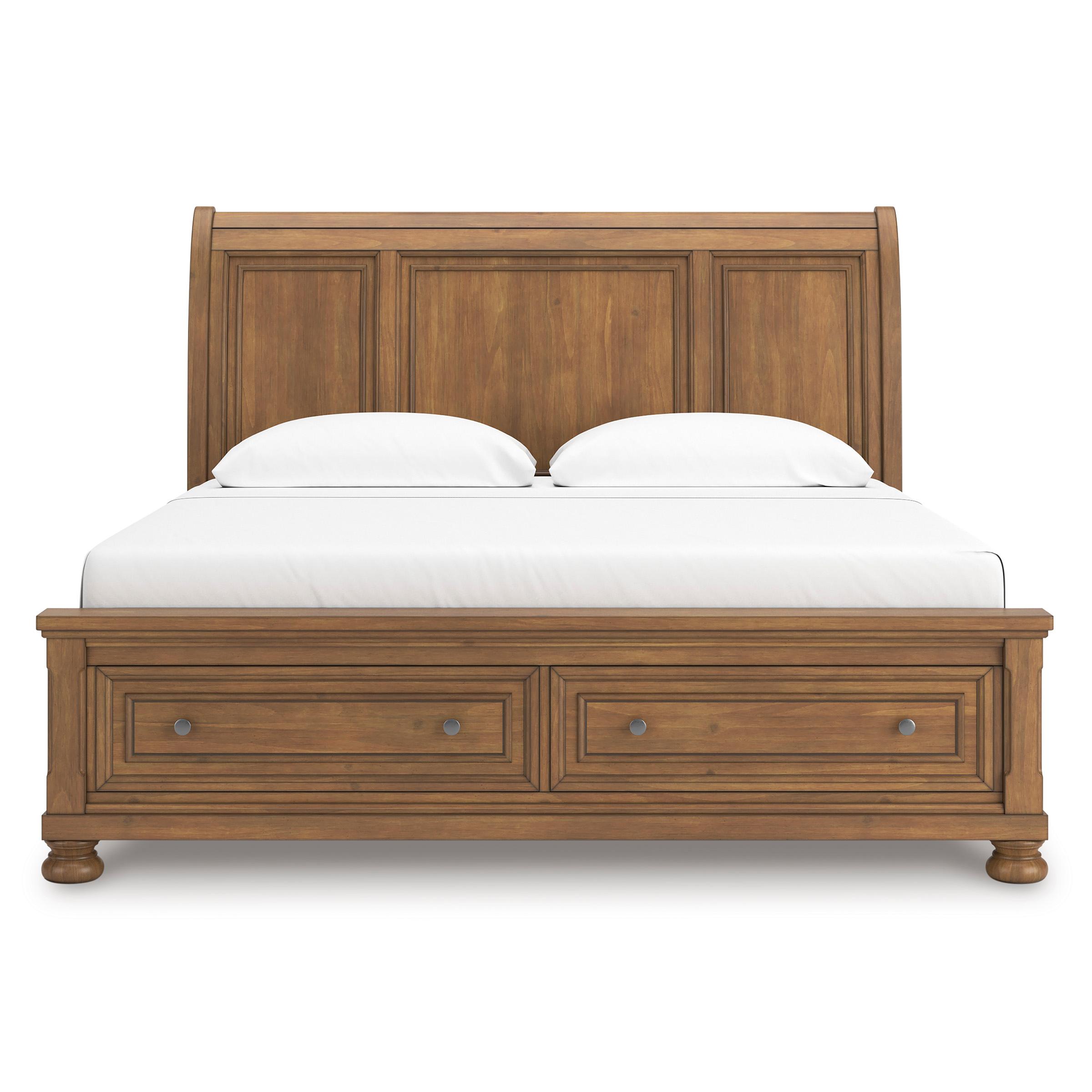  Size_King --  Feddinger PCB779B8 King Storage Sleigh Bed IMAGE 3
