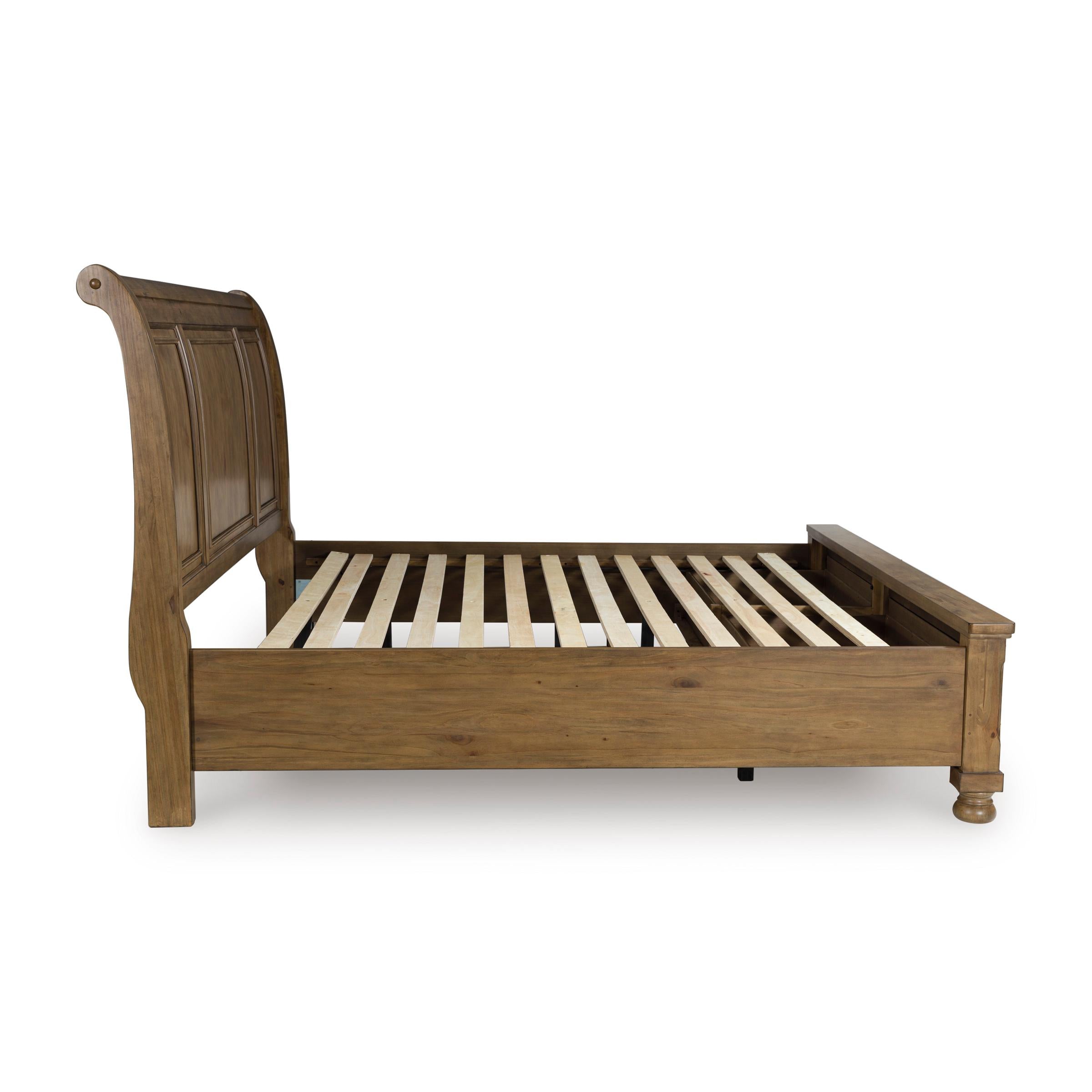  Size_King --  Feddinger PCB779B8 King Storage Sleigh Bed IMAGE 8