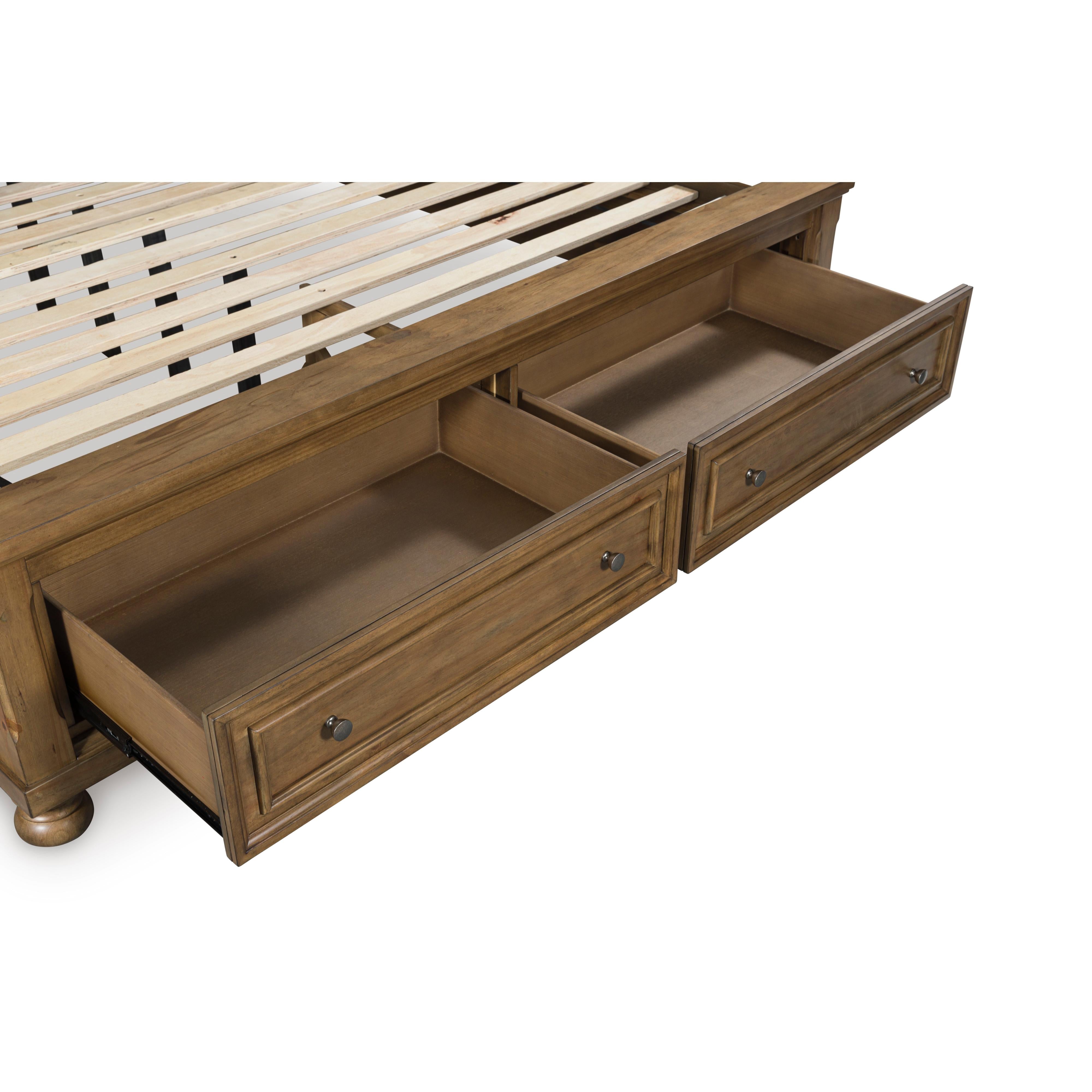  Size_King --  Feddinger PCB779B8 King Storage Sleigh Bed IMAGE 9