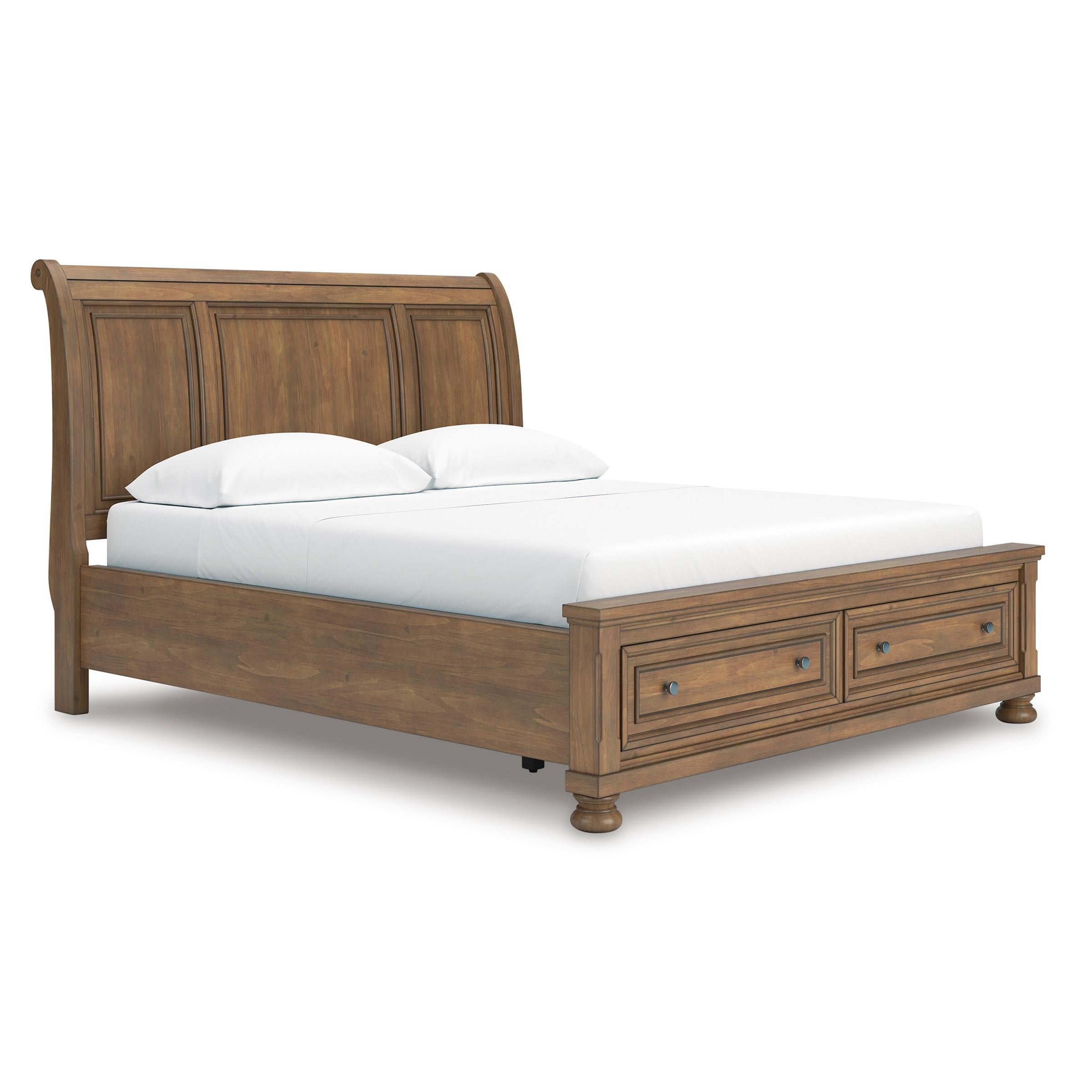  Size_California King --  Feddinger PCB779B9 California King Storage Sleigh Bed IMAGE 1