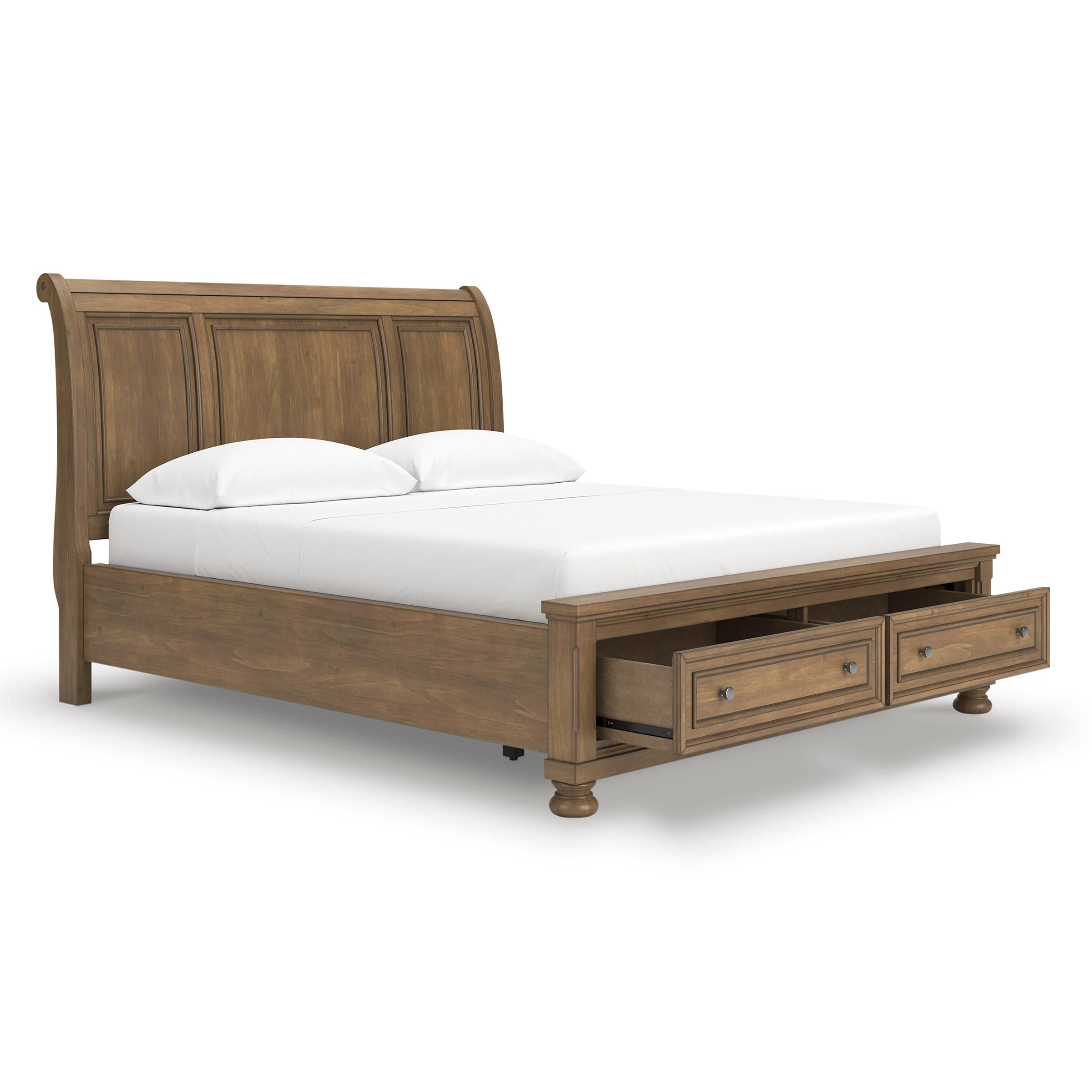  Size_California King --  Feddinger PCB779B9 California King Storage Sleigh Bed IMAGE 2