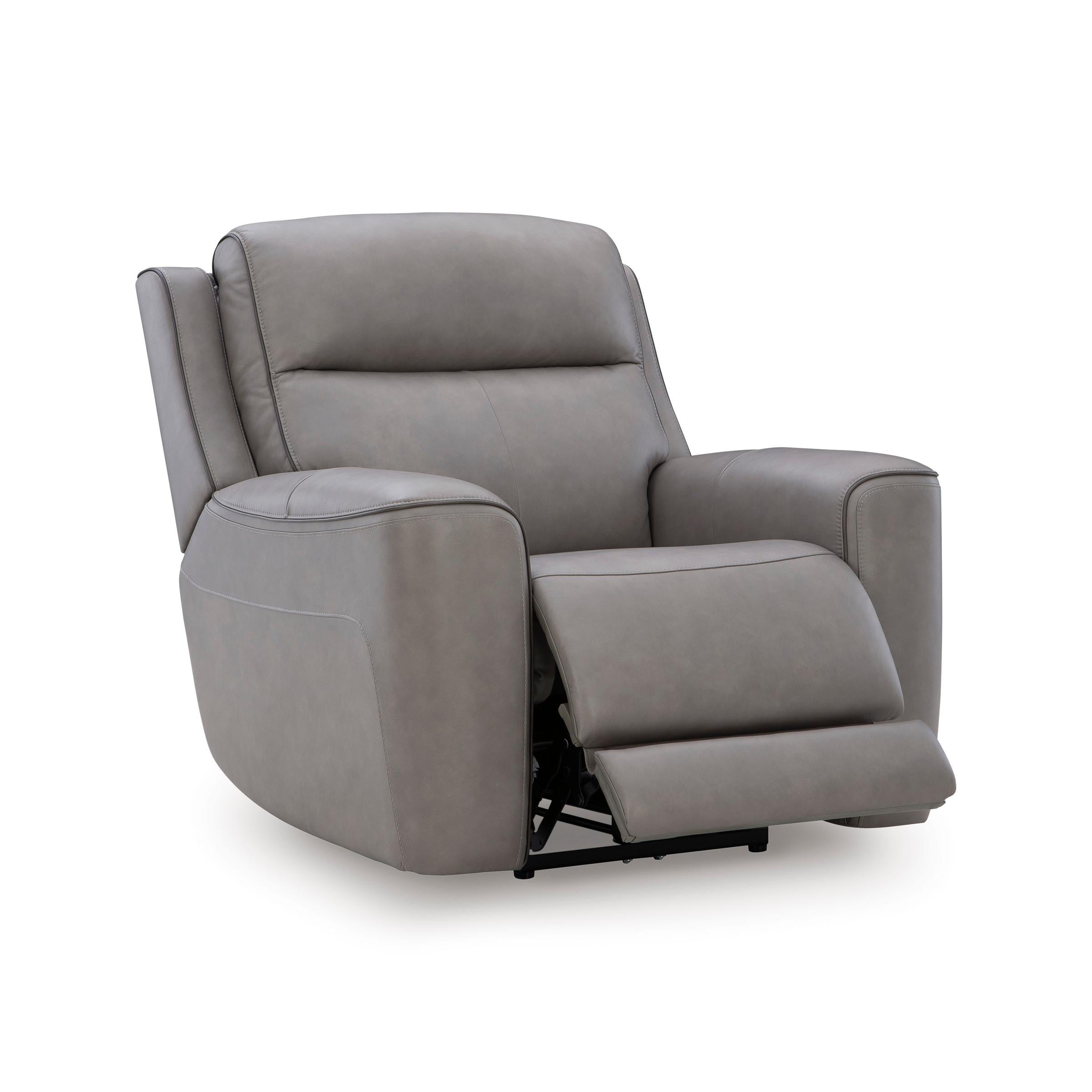  Manufacturer Color_Coin --  Signature Design by Ashley 5Z Comfort Power Leather Match Recliner IMAGE 2