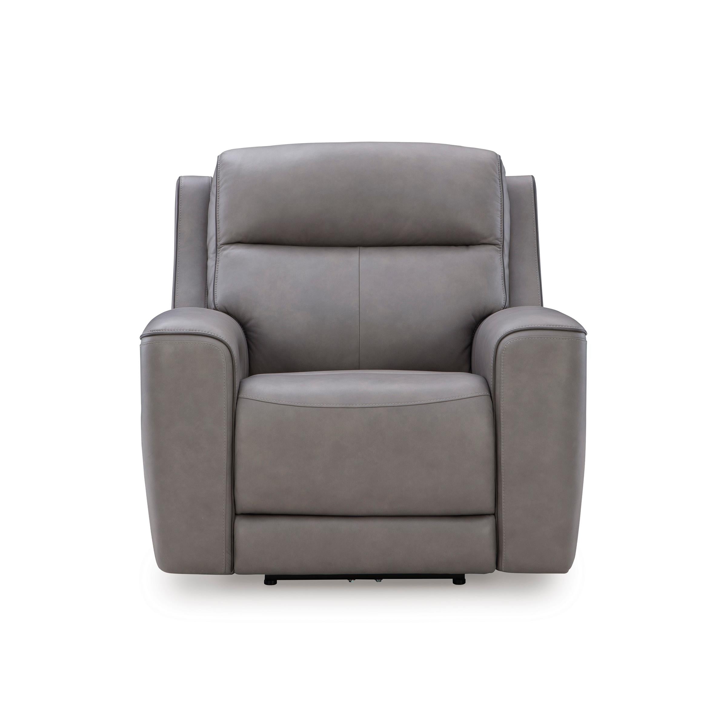  Manufacturer Color_Coin --  Signature Design by Ashley 5Z Comfort Power Leather Match Recliner IMAGE 3