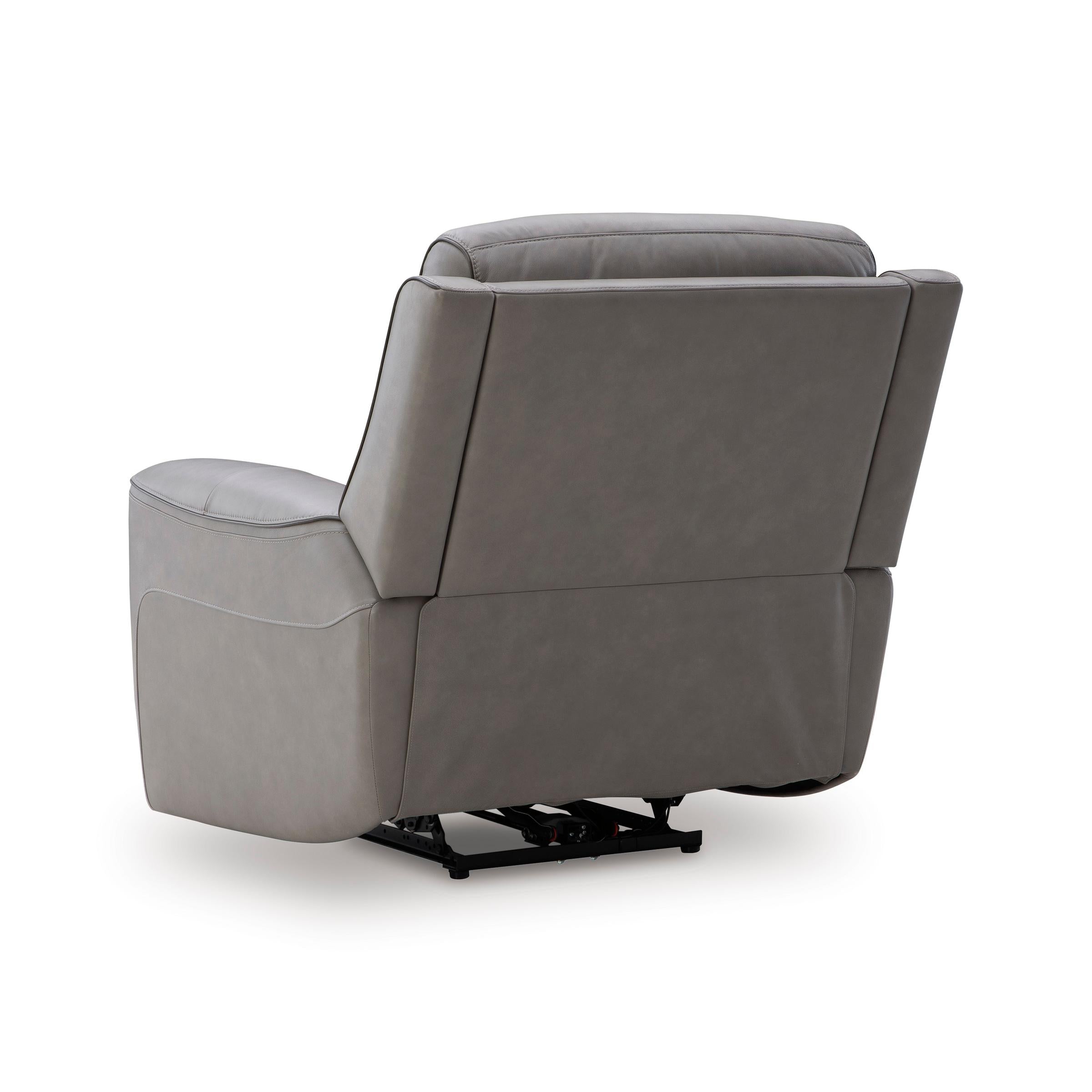  Manufacturer Color_Coin --  Signature Design by Ashley 5Z Comfort Power Leather Match Recliner IMAGE 4