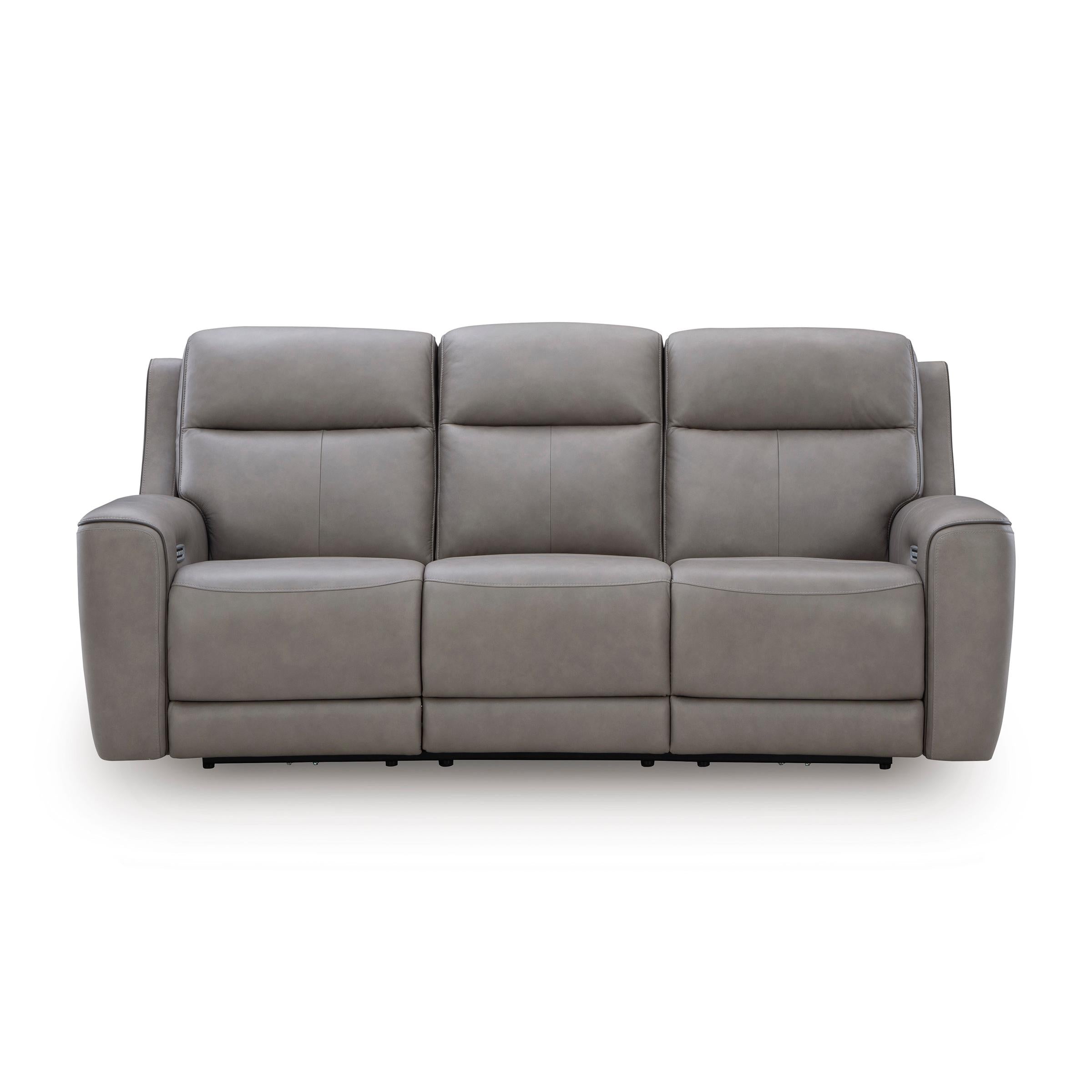  Manufacturer Color_Coin --  Signature Design by Ashley 5Z Comfort Power Reclining Leather Match Sofa IMAGE 2