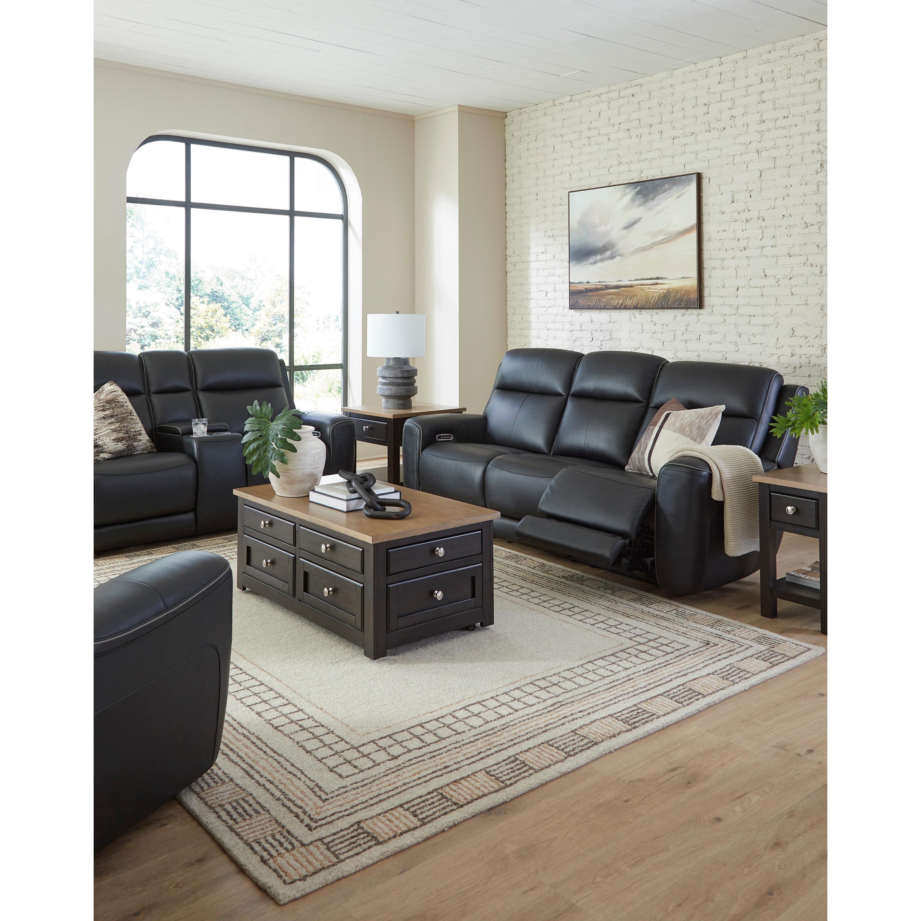  Manufacturer Color_Onyx --  5Z-Comfort PCU1090213 Power Recliner with Adjustable Headrest IMAGE 11