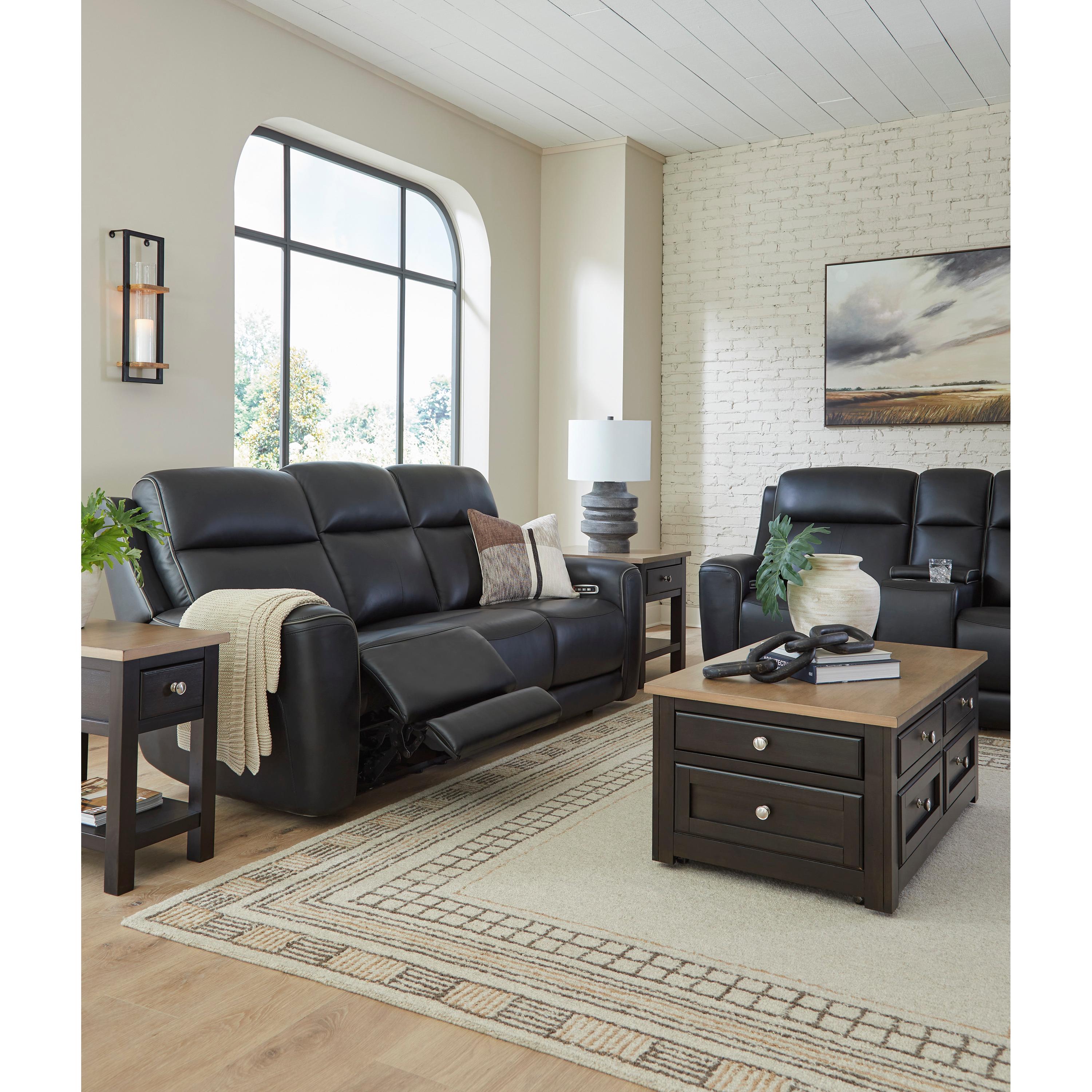  Manufacturer Color_Onyx --  5Z-Comfort PCU1090213 Power Recliner with Adjustable Headrest IMAGE 12