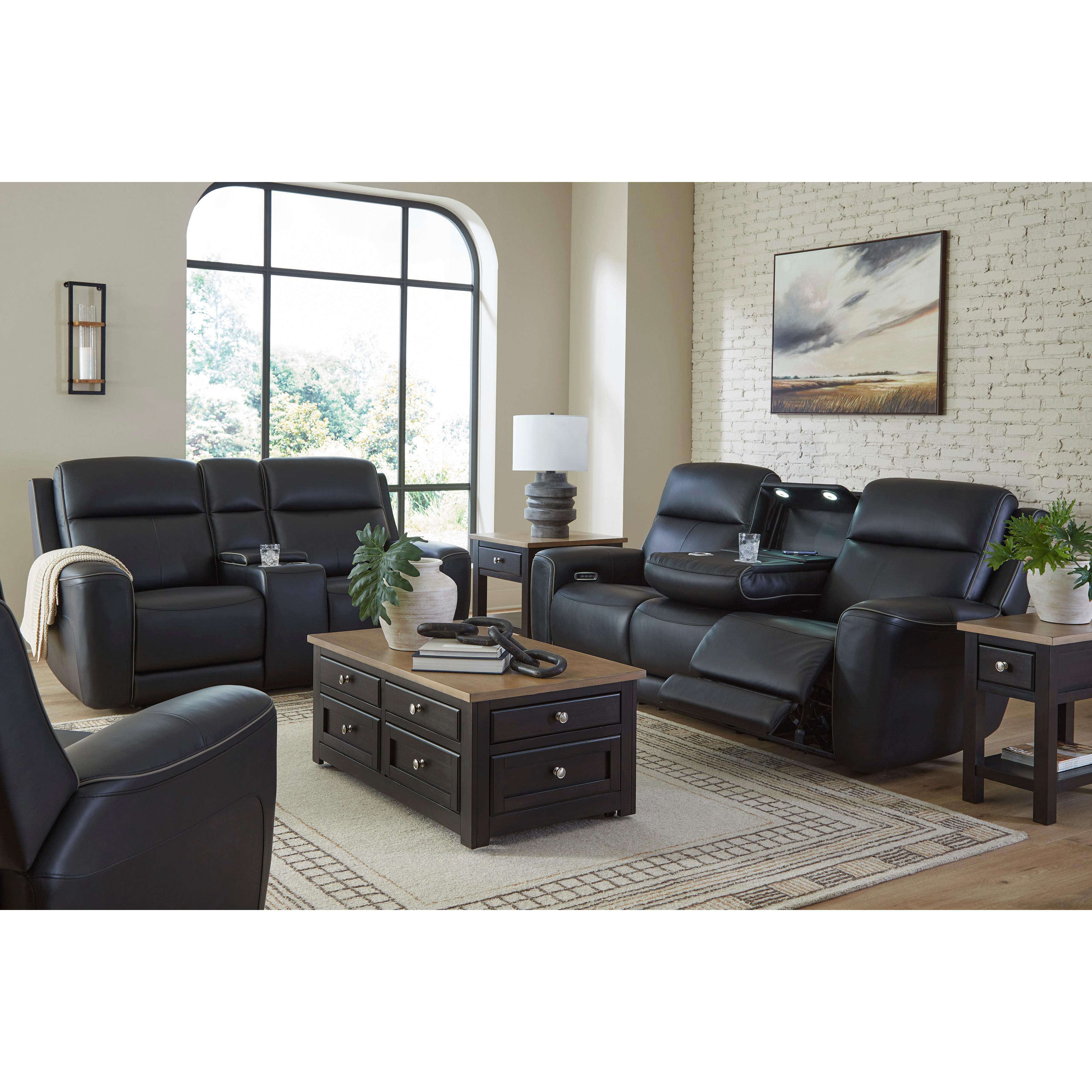 Manufacturer Color_Onyx --  5Z-Comfort PCU1090213 Power Recliner with Adjustable Headrest IMAGE 15