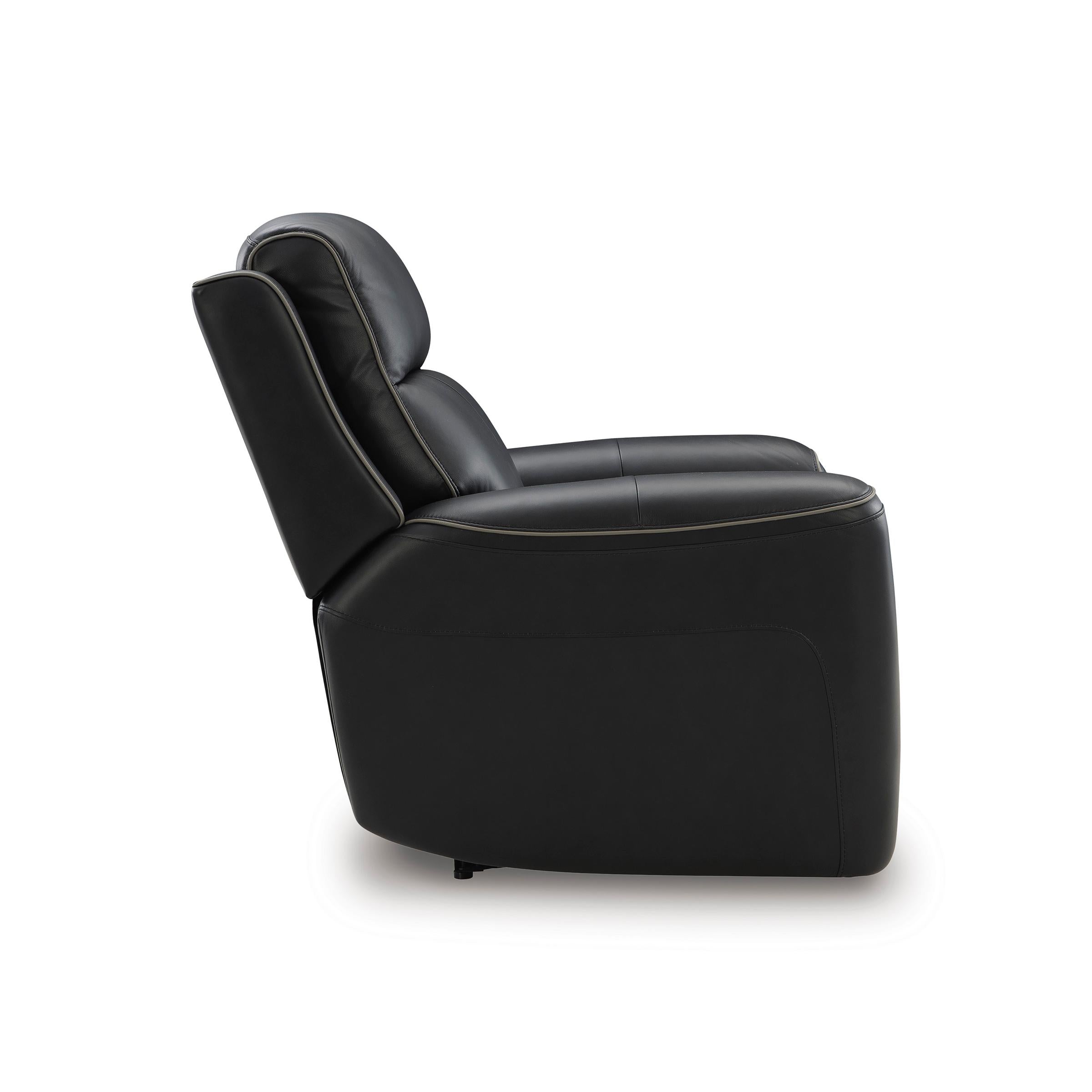  Manufacturer Color_Onyx --  5Z-Comfort PCU1090213 Power Recliner with Adjustable Headrest IMAGE 4