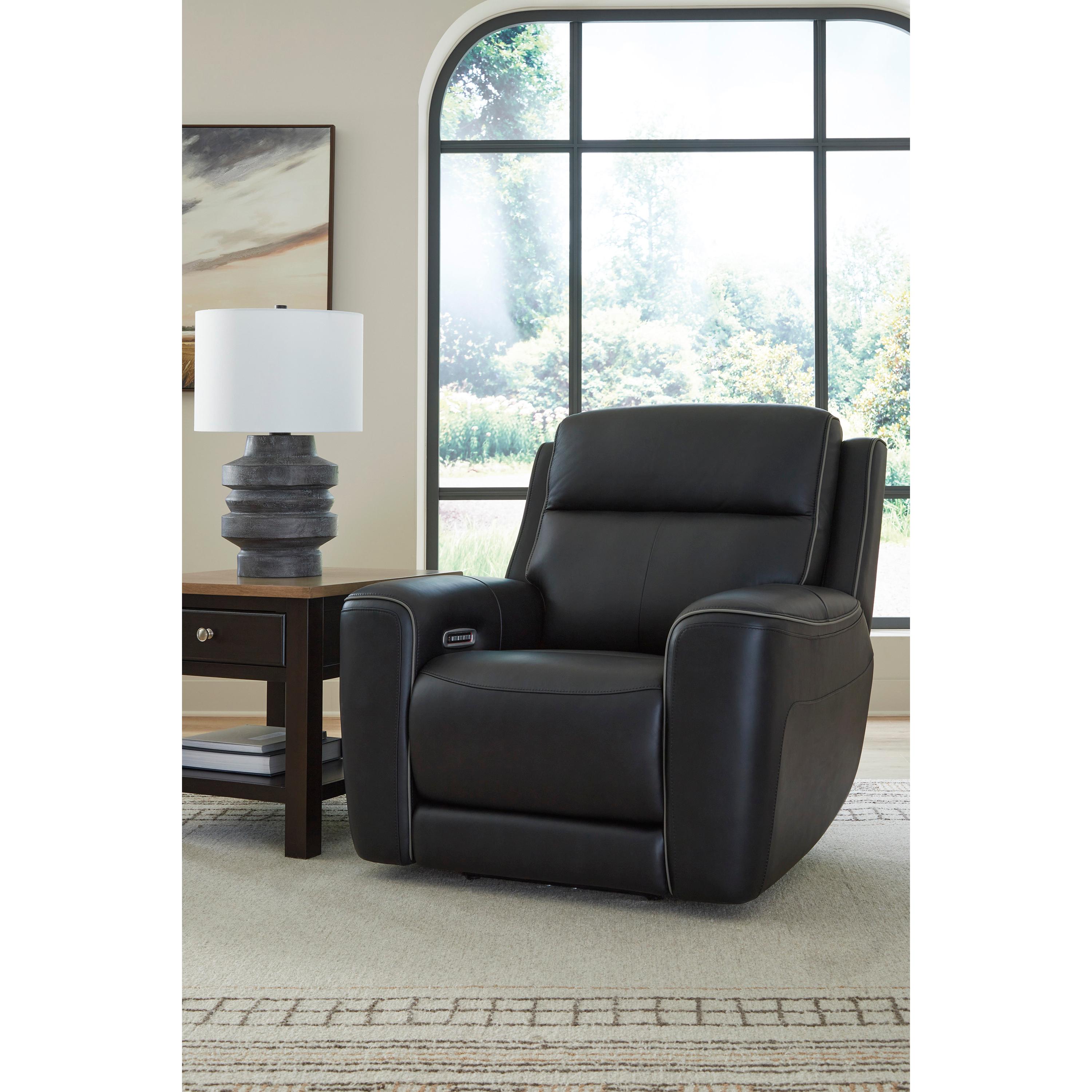  Manufacturer Color_Onyx --  5Z-Comfort PCU1090213 Power Recliner with Adjustable Headrest IMAGE 6