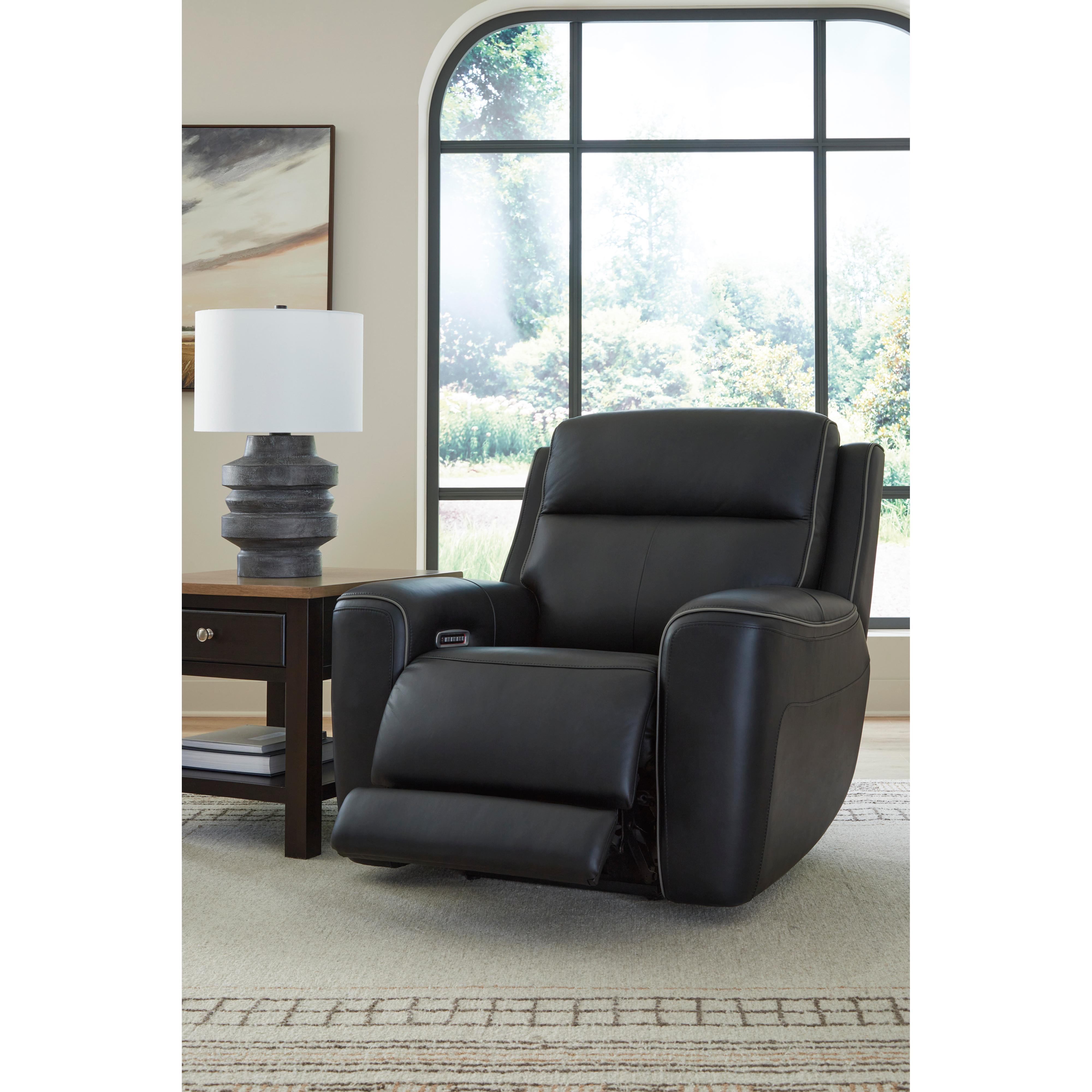  Manufacturer Color_Onyx --  5Z-Comfort PCU1090213 Power Recliner with Adjustable Headrest IMAGE 7