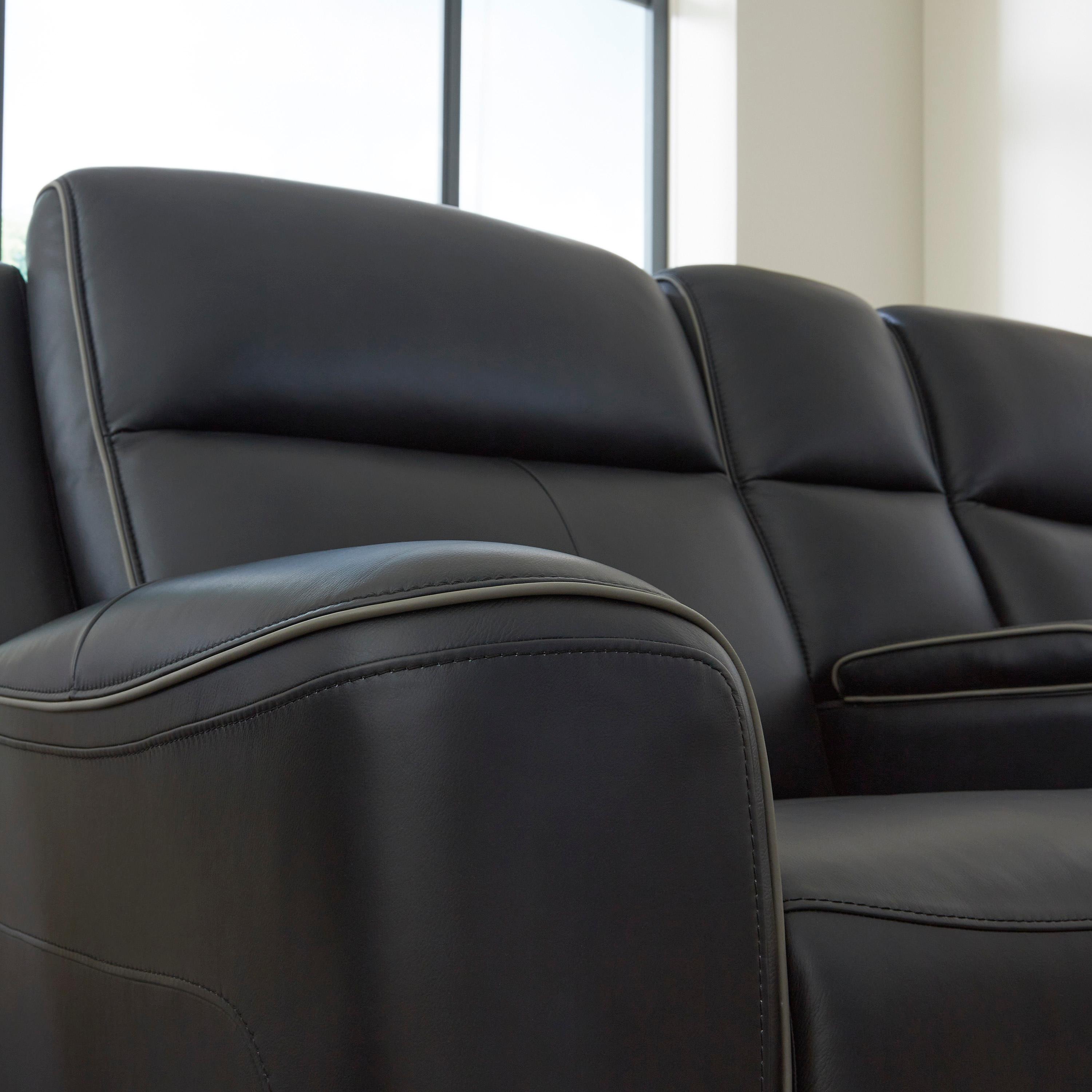  Manufacturer Color_Onyx --  5Z-Comfort PCU1090218 Power Reclining Loveseat with Console and Adjustable Headrest IMAGE 10