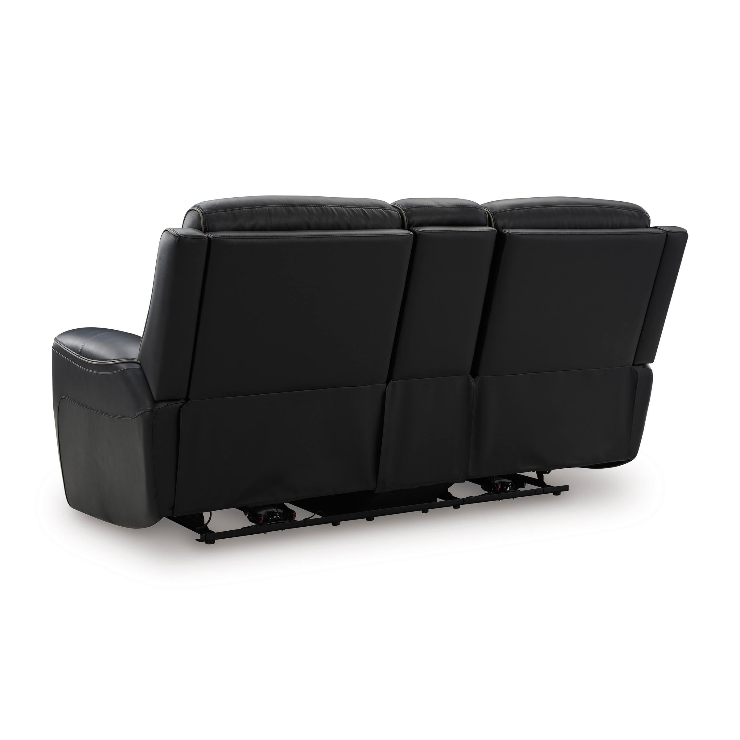  Manufacturer Color_Onyx --  5Z-Comfort PCU1090218 Power Reclining Loveseat with Console and Adjustable Headrest IMAGE 5