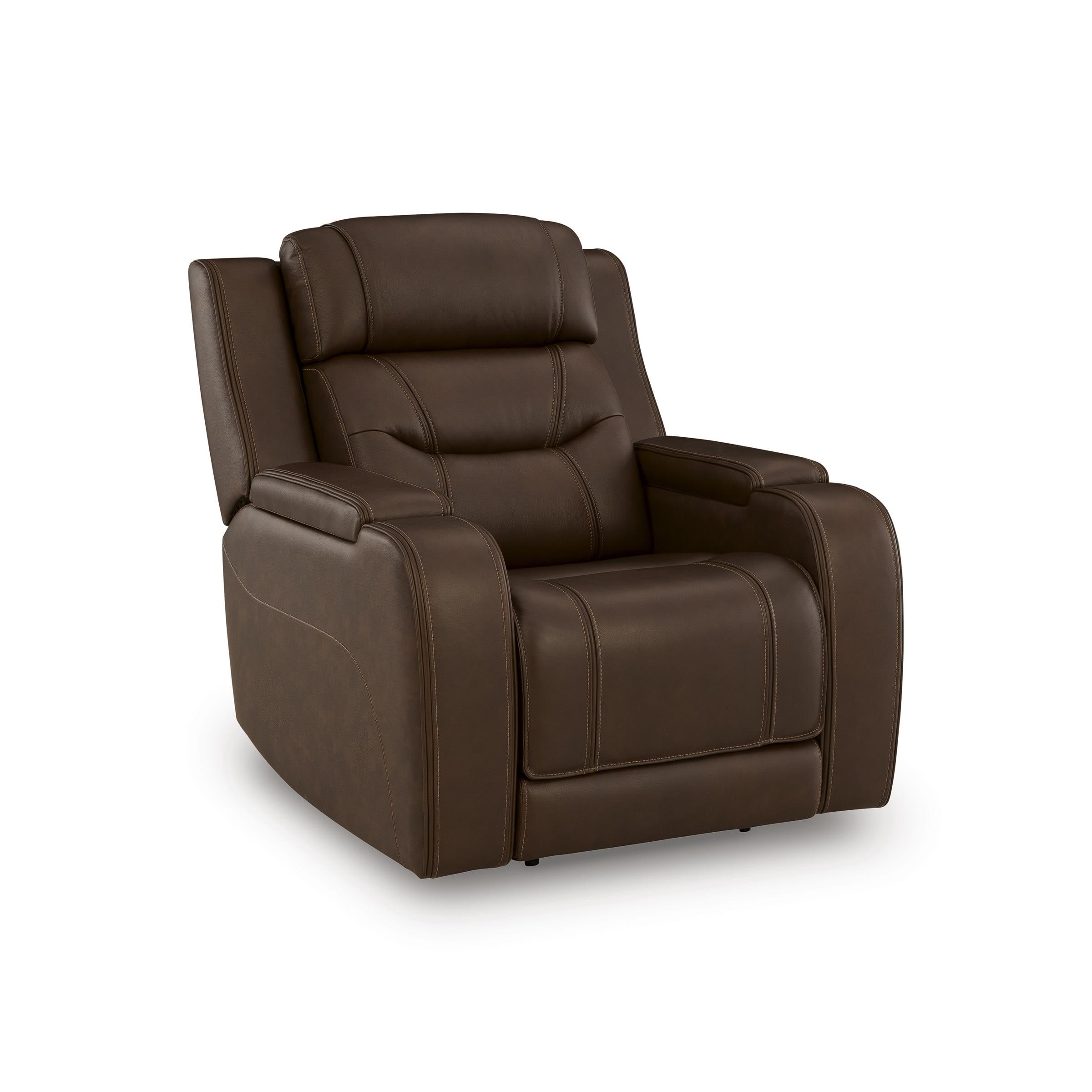  Manufacturer Color_Brown --  Knightington PCU1160213A Power Recliner with Audio Seating IMAGE 1