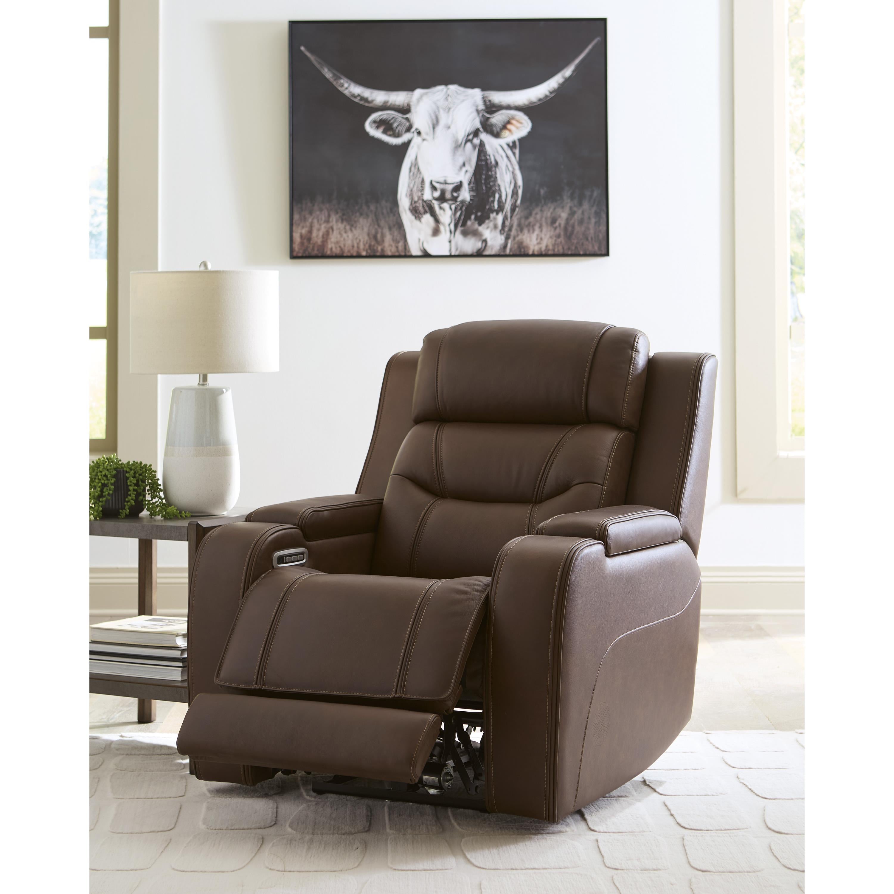  Manufacturer Color_Brown --  Knightington PCU1160213A Power Recliner with Audio Seating IMAGE 5