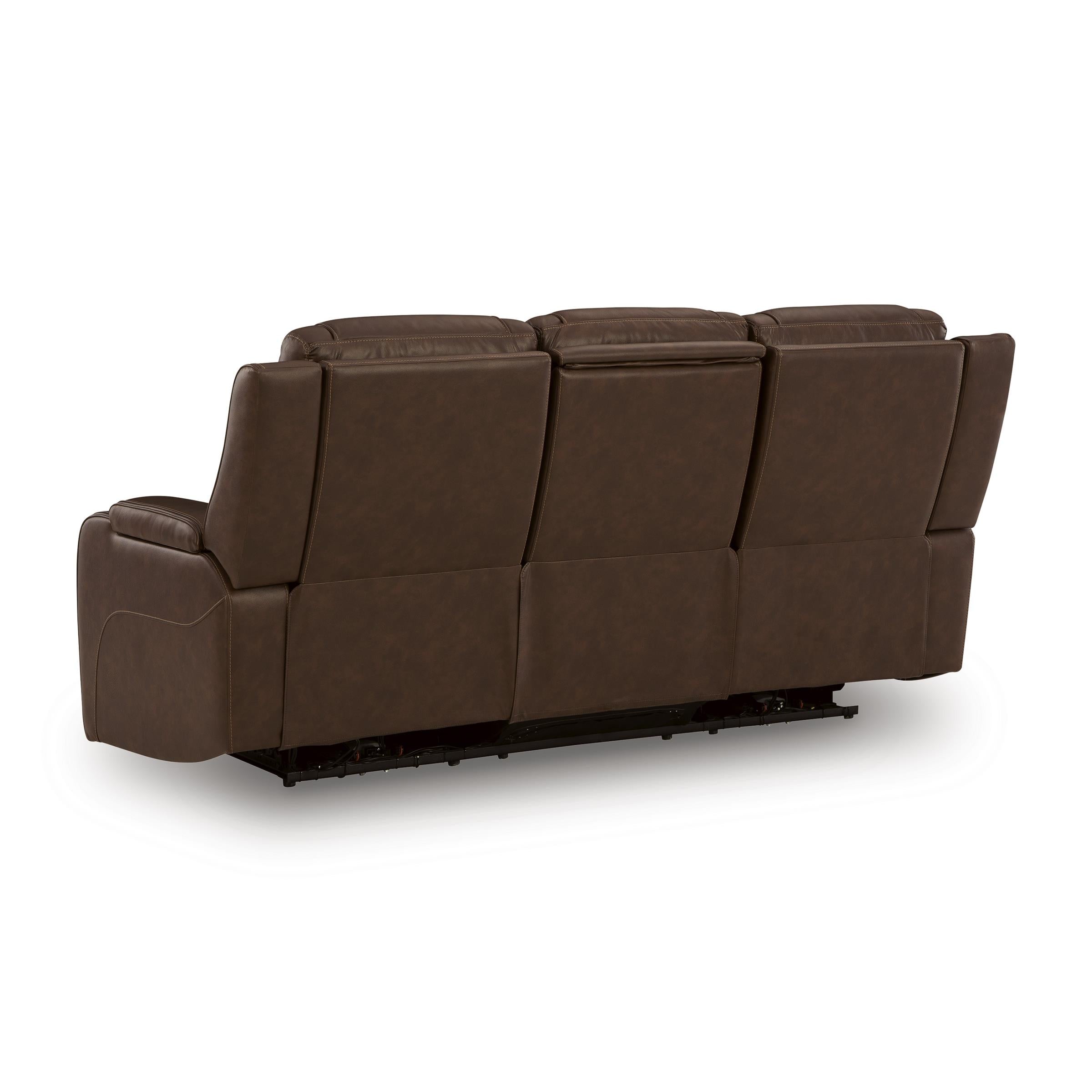  Manufacturer Color_Brown --  Knightington PCU1160215A Power Reclining Sofa with Audio Seating IMAGE 5