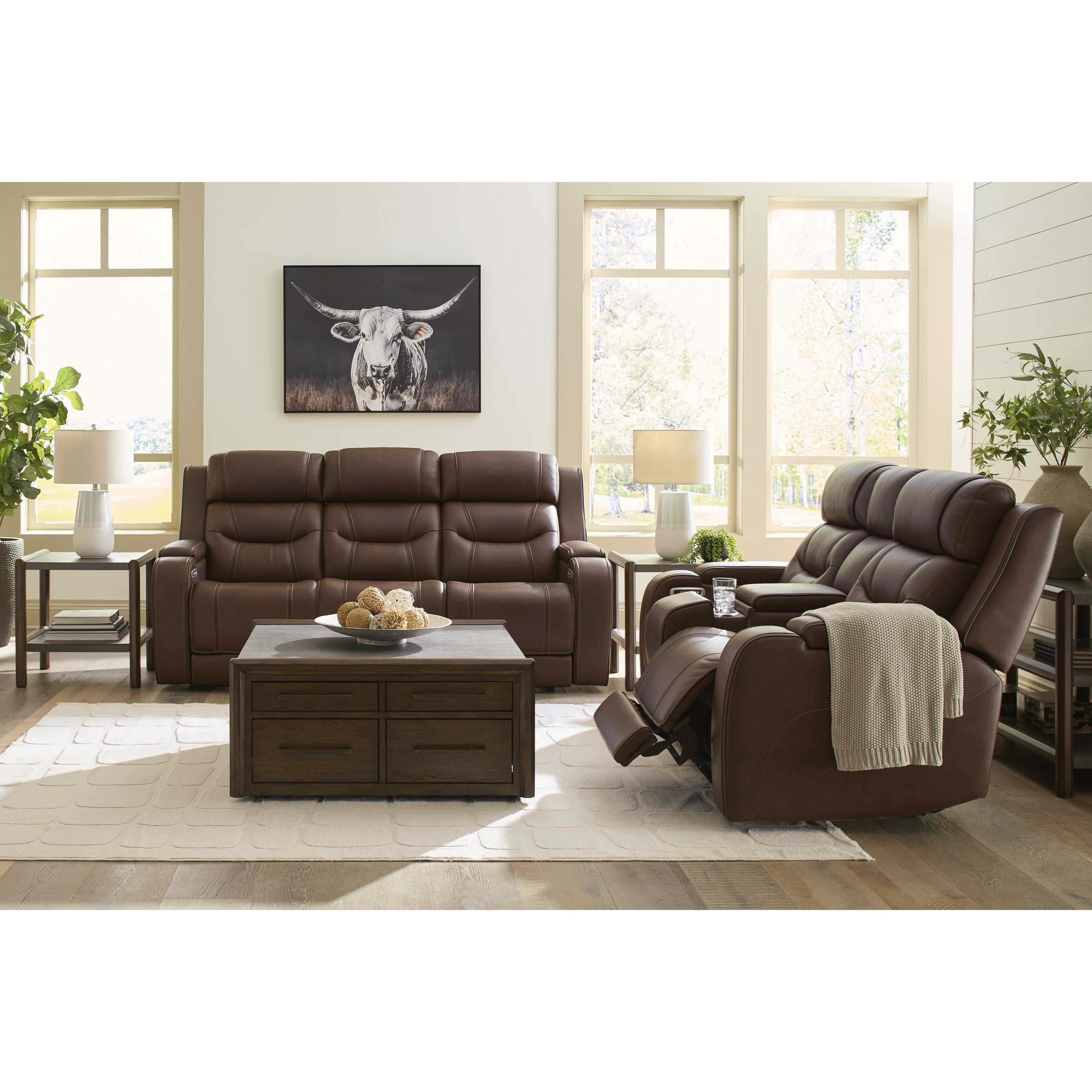  Manufacturer Color_Brown --  Knightington PCU1160218A Power Reclining Love with Audio Seating IMAGE 14