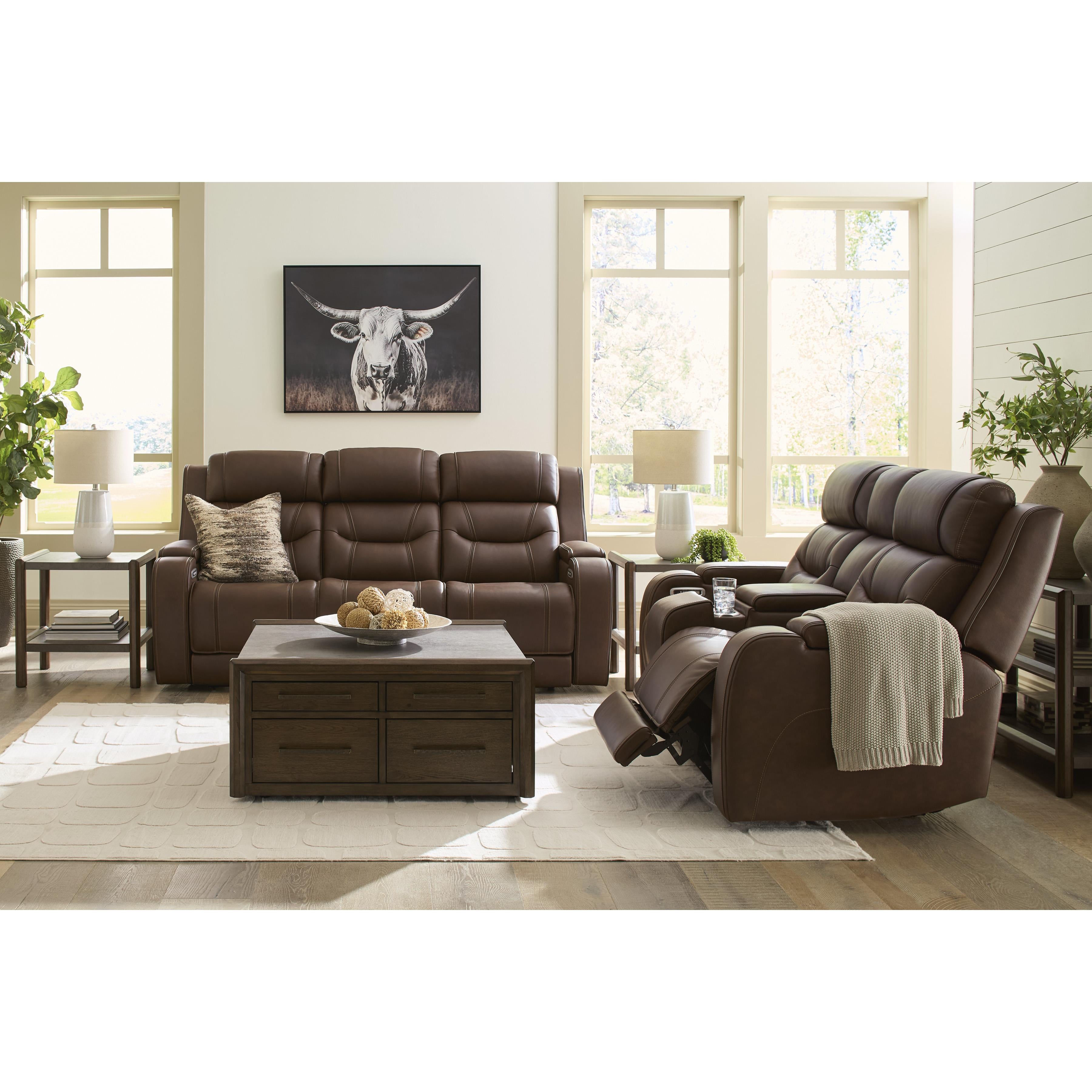  Manufacturer Color_Brown --  Knightington PCU1160218A Power Reclining Love with Audio Seating IMAGE 15