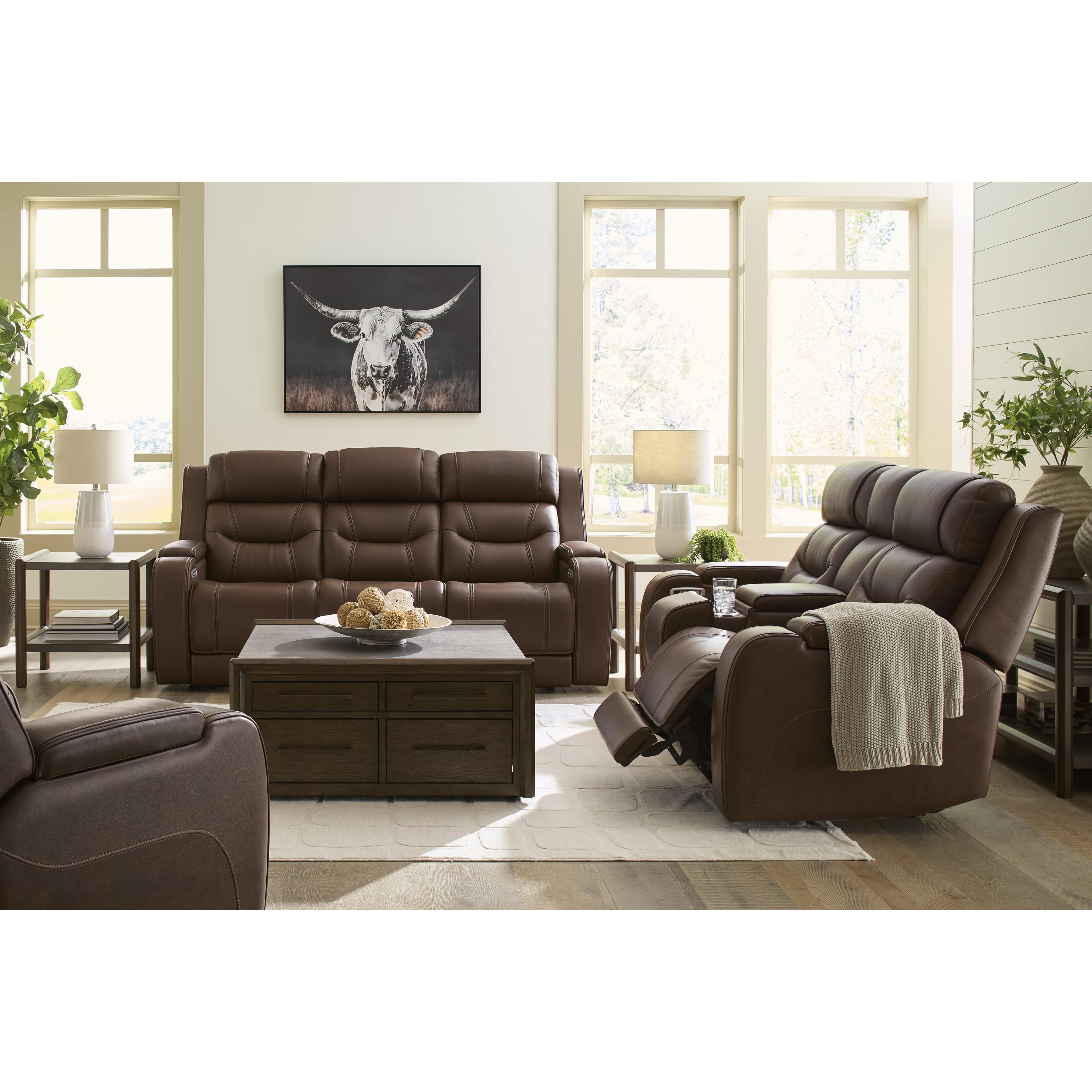  Manufacturer Color_Brown --  Knightington PCU1160218A Power Reclining Love with Audio Seating IMAGE 16