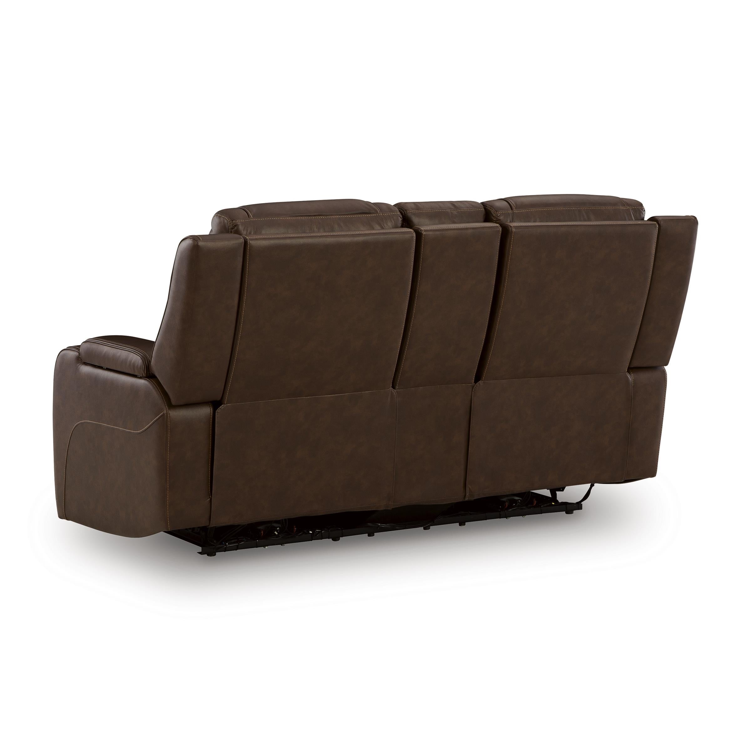  Manufacturer Color_Brown --  Knightington PCU1160218A Power Reclining Love with Audio Seating IMAGE 5
