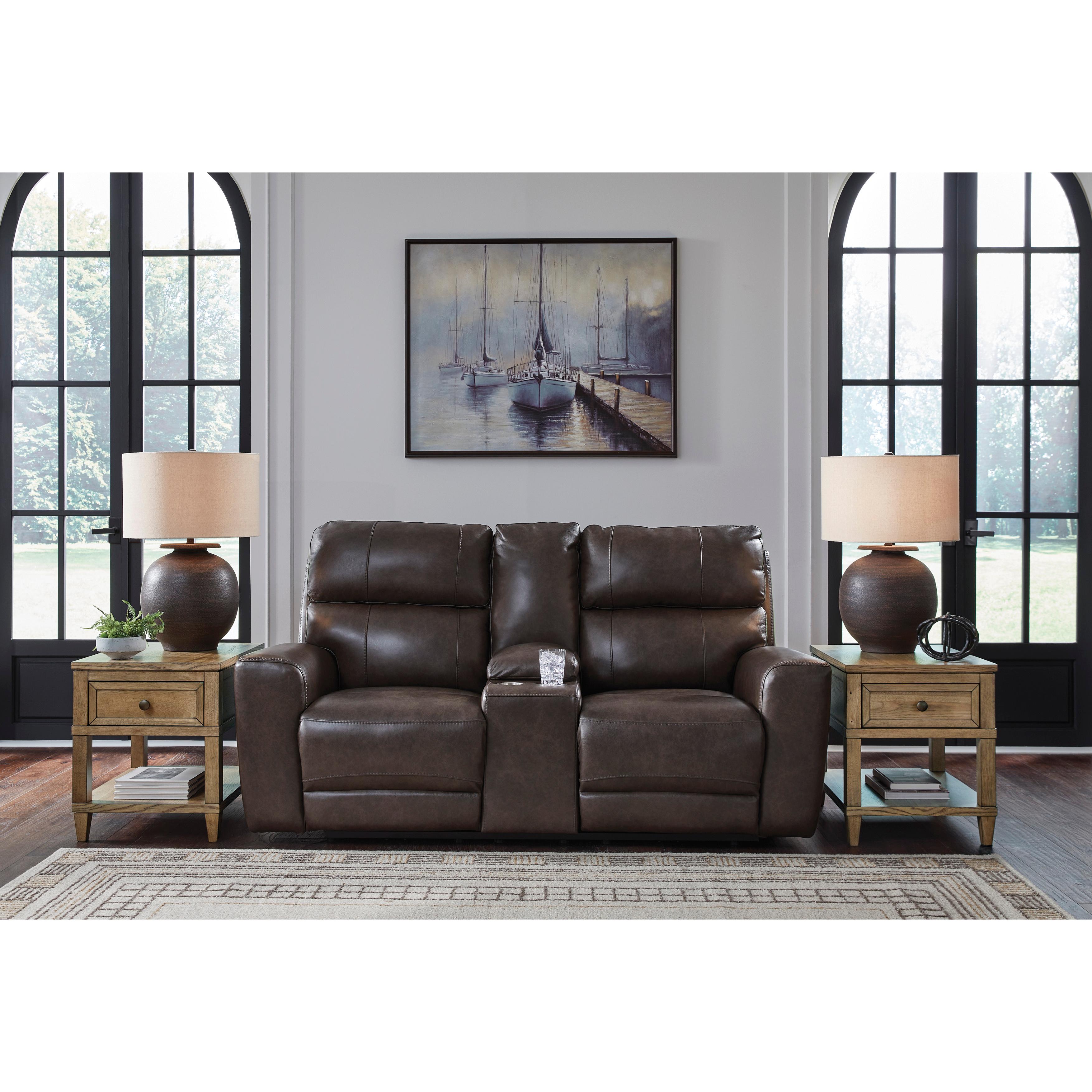  Signature Design by Ashley Crossplex PCU6450618 Power Reclining Loveseat with Console and Adjustable Headrest IMAGE 4