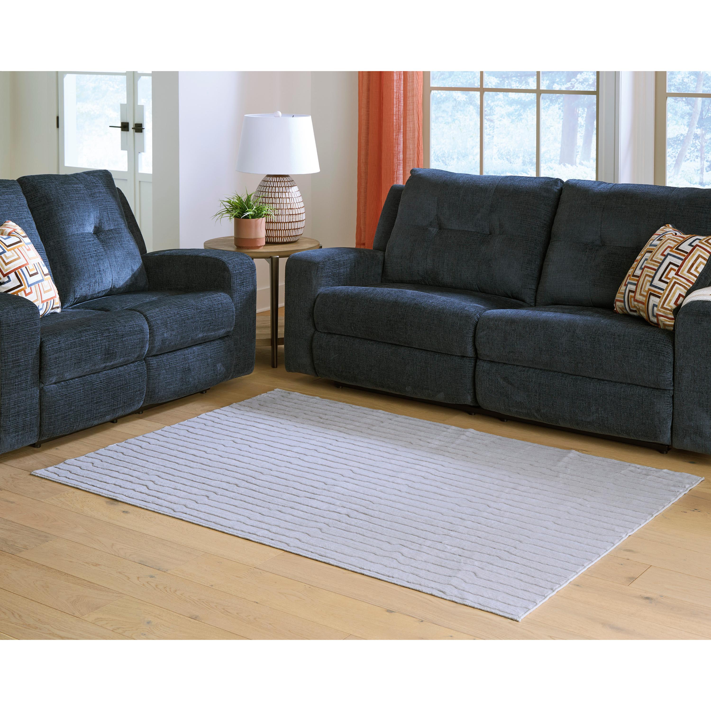  Size_5'1" x 7' --  Signature Design by Ashley Worthley Washable Rug IMAGE 2