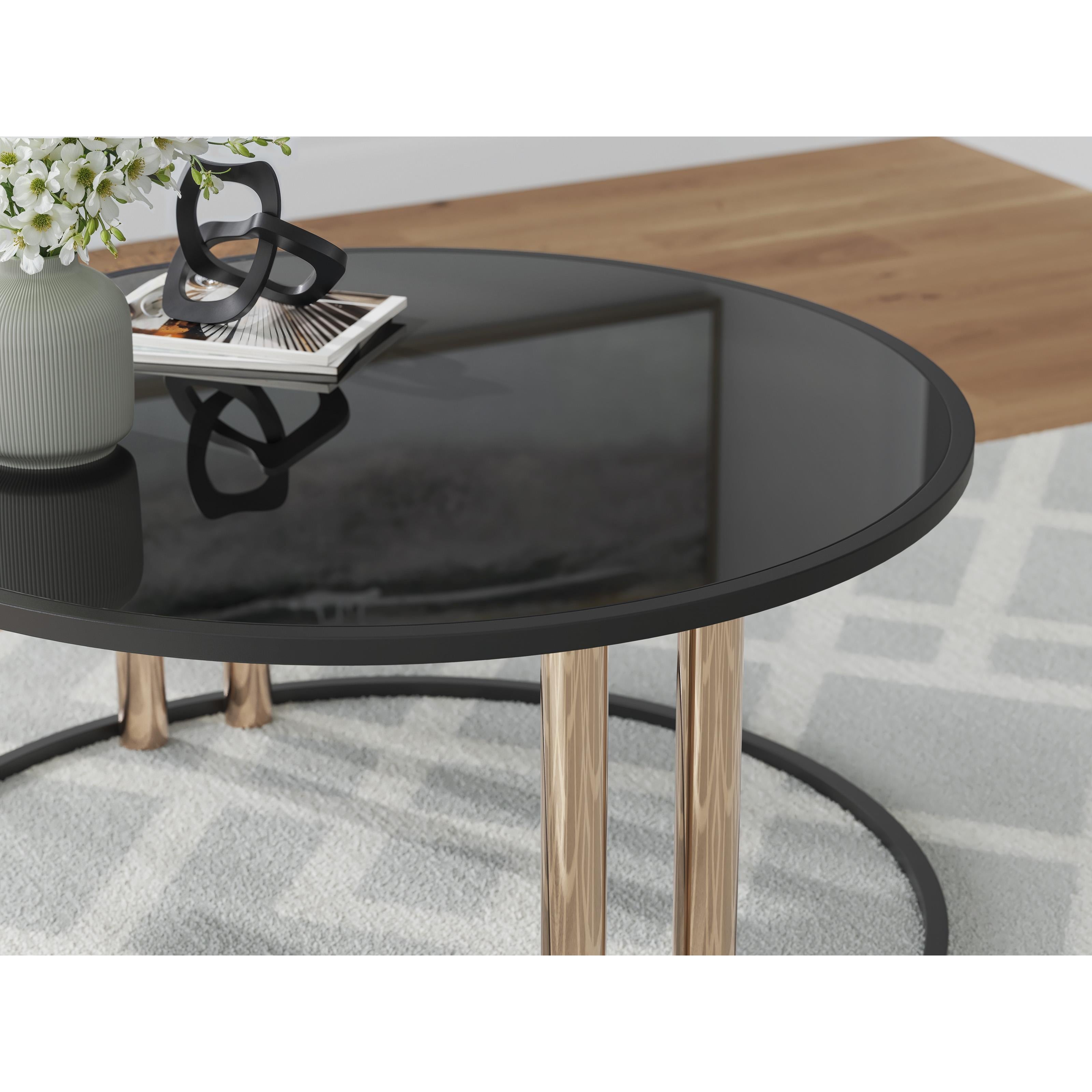  Signature Design by Ashley Hannerly T219-13 Occasional Table Set IMAGE 5