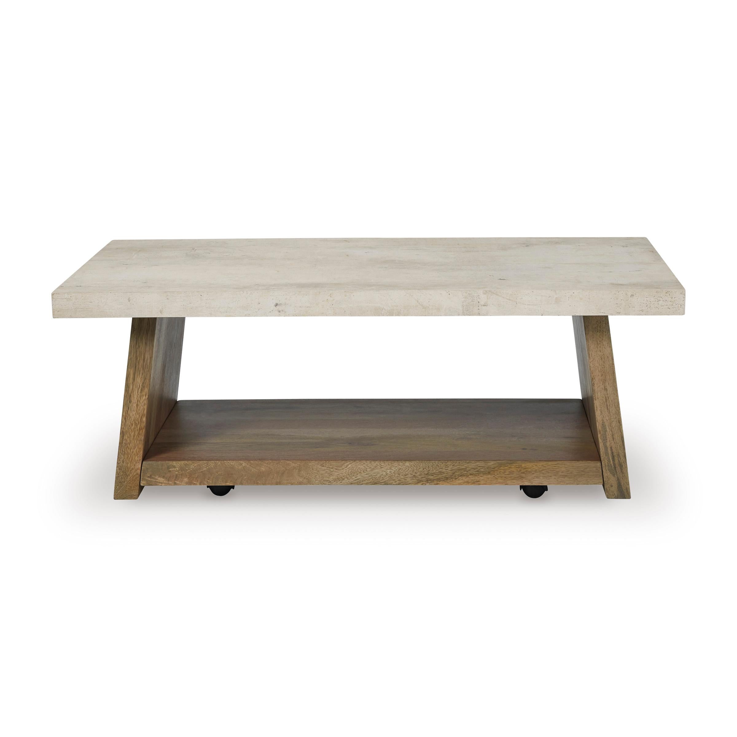  Signature Design by Ashley Brendalhouse T642-1 Rectangular Cocktail Table IMAGE 2