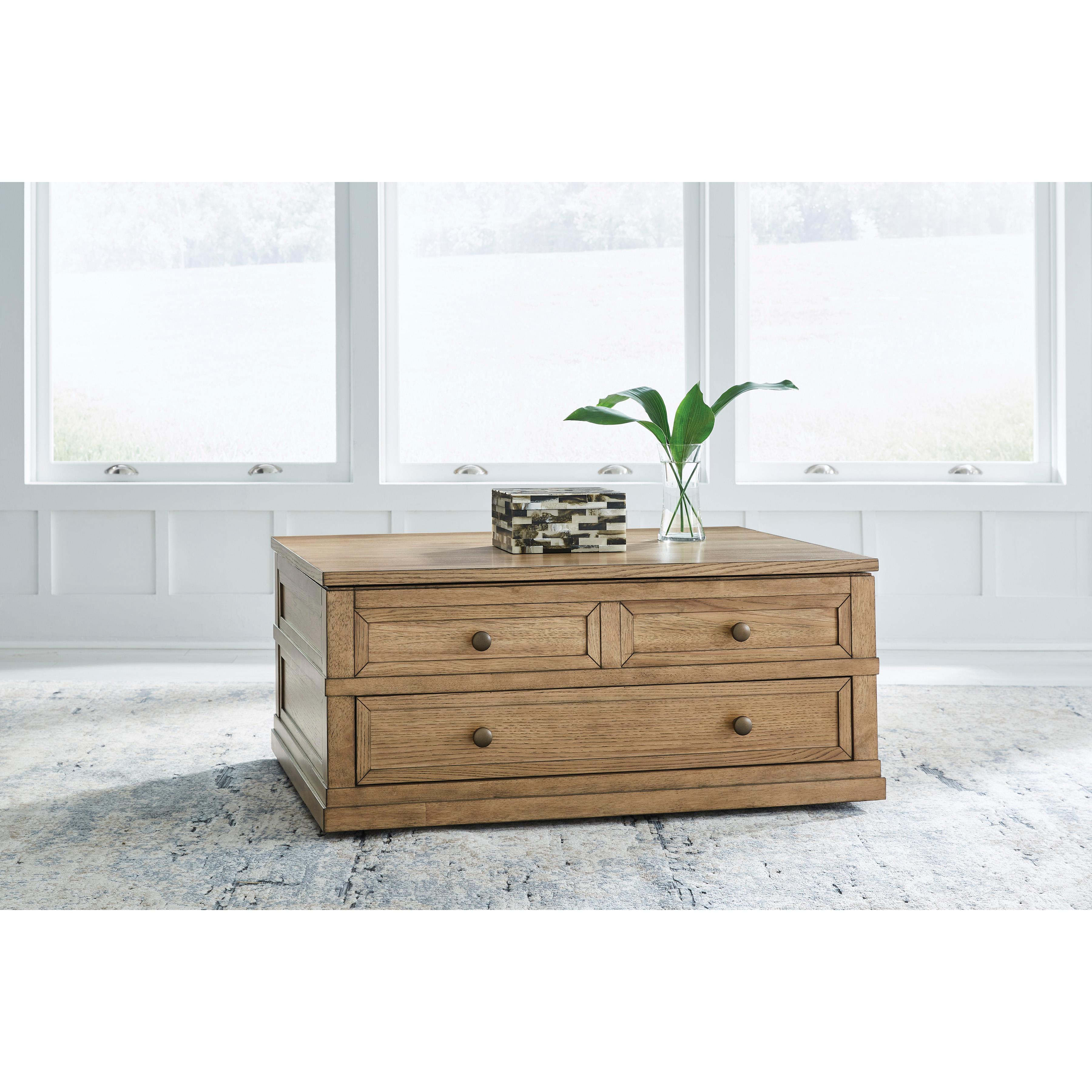  Signature Design by Ashley Sharlance T655-9 Lift Top Cocktail Table IMAGE 7