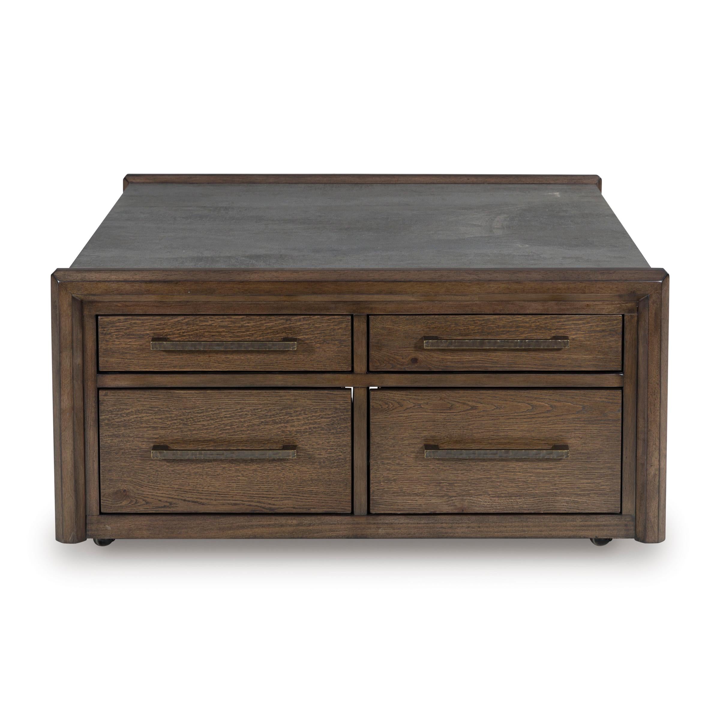  Signature Design by Ashley Kallenny T669-8 Square Cocktail Table IMAGE 3