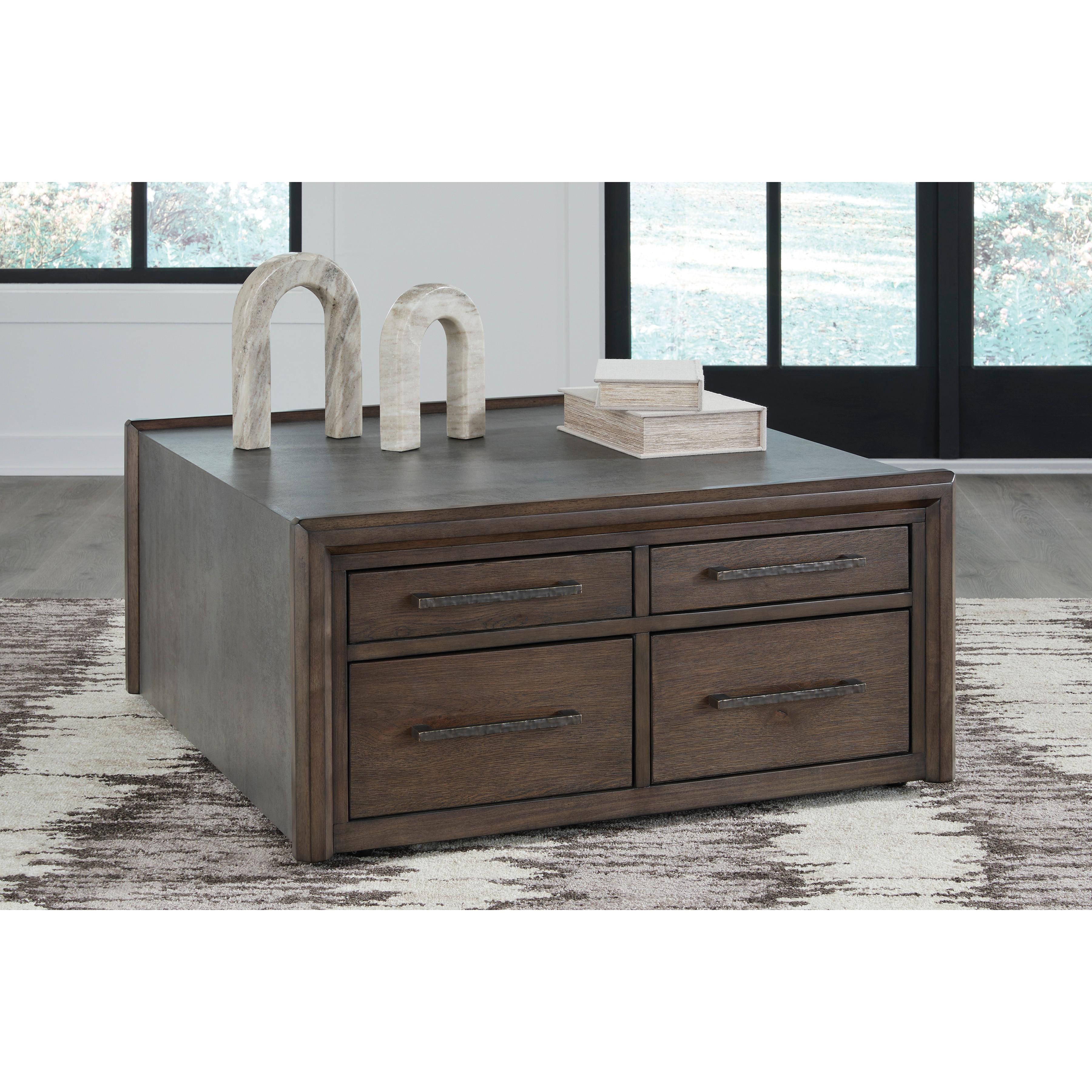 Signature Design by Ashley Kallenny T669-8 Square Cocktail Table IMAGE 7