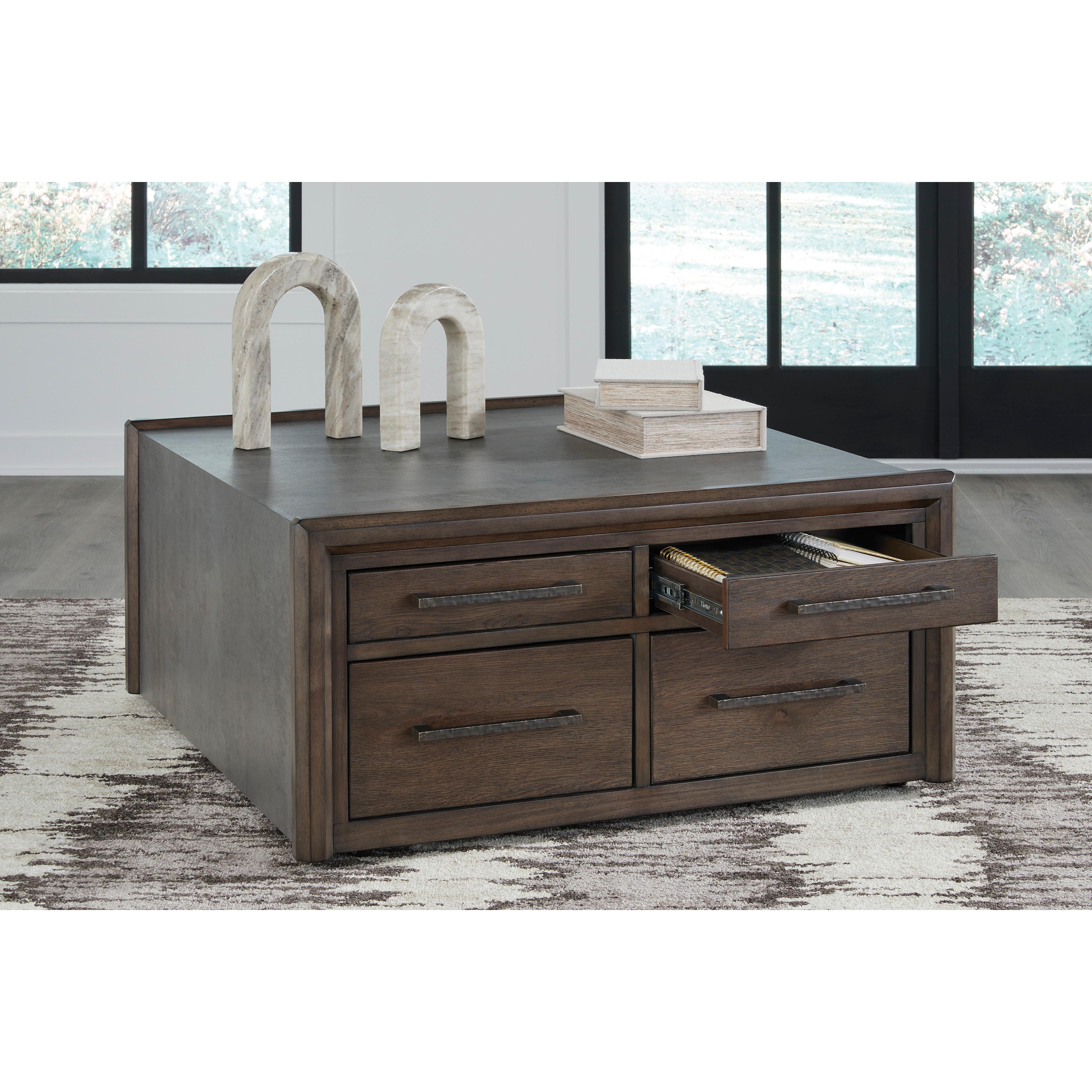  Signature Design by Ashley Kallenny T669-8 Square Cocktail Table IMAGE 8