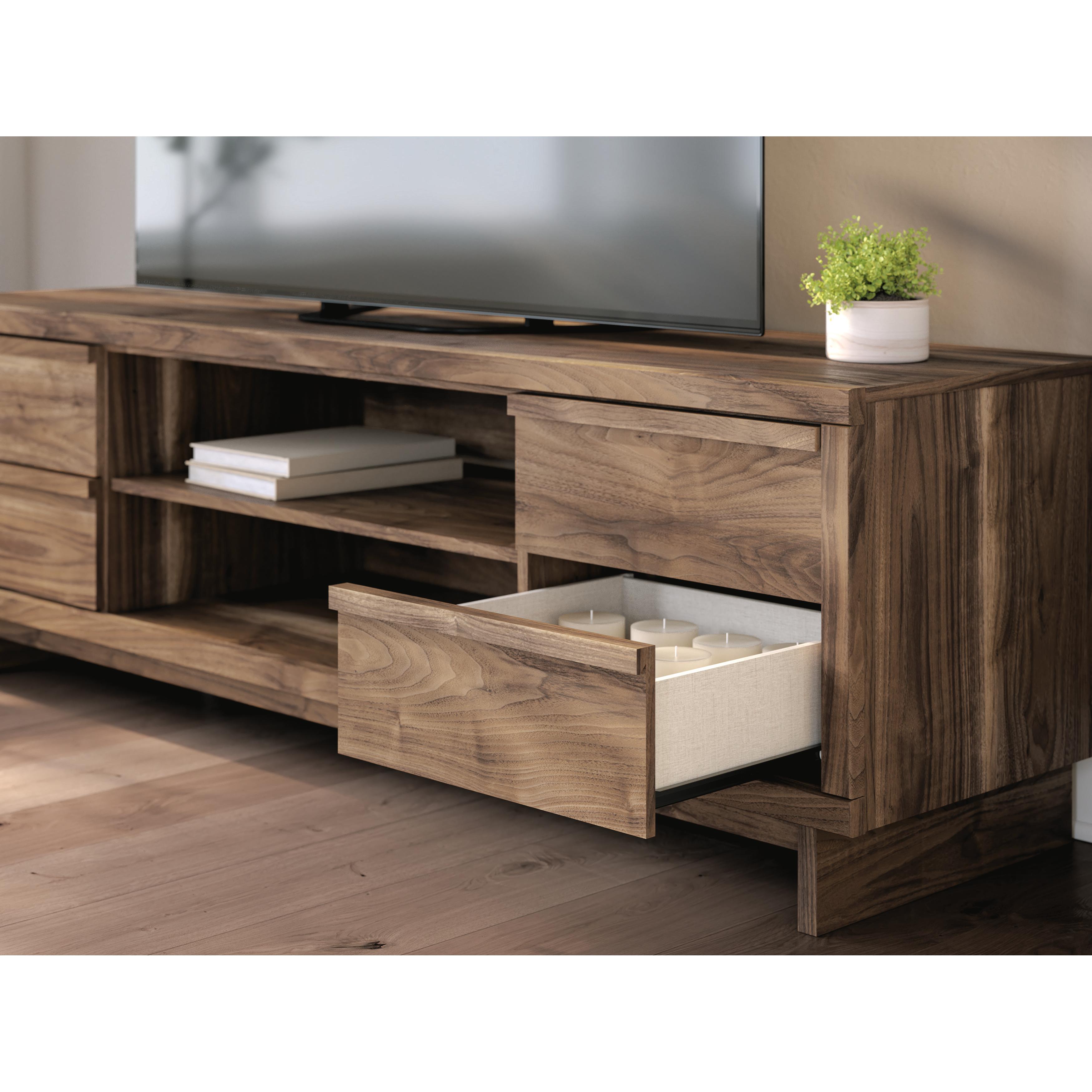  Signature Design by Ashley Zadilyn W3367-68 XL TV Stand with Fireplace Option IMAGE 9