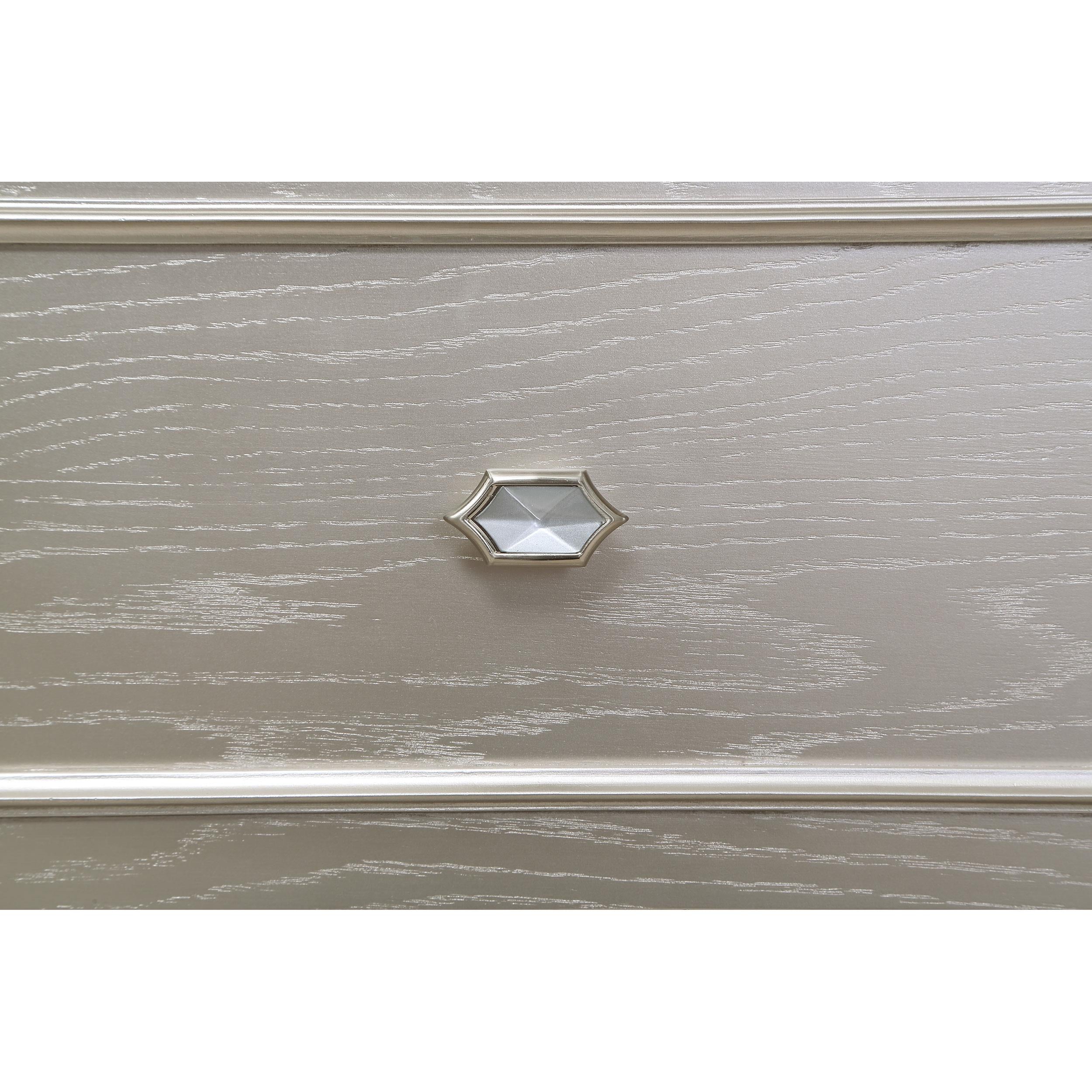  Coaster Furniture Evangeline 223393M 9-Drawer Dresser with Mirror - Silver Oak IMAGE 13