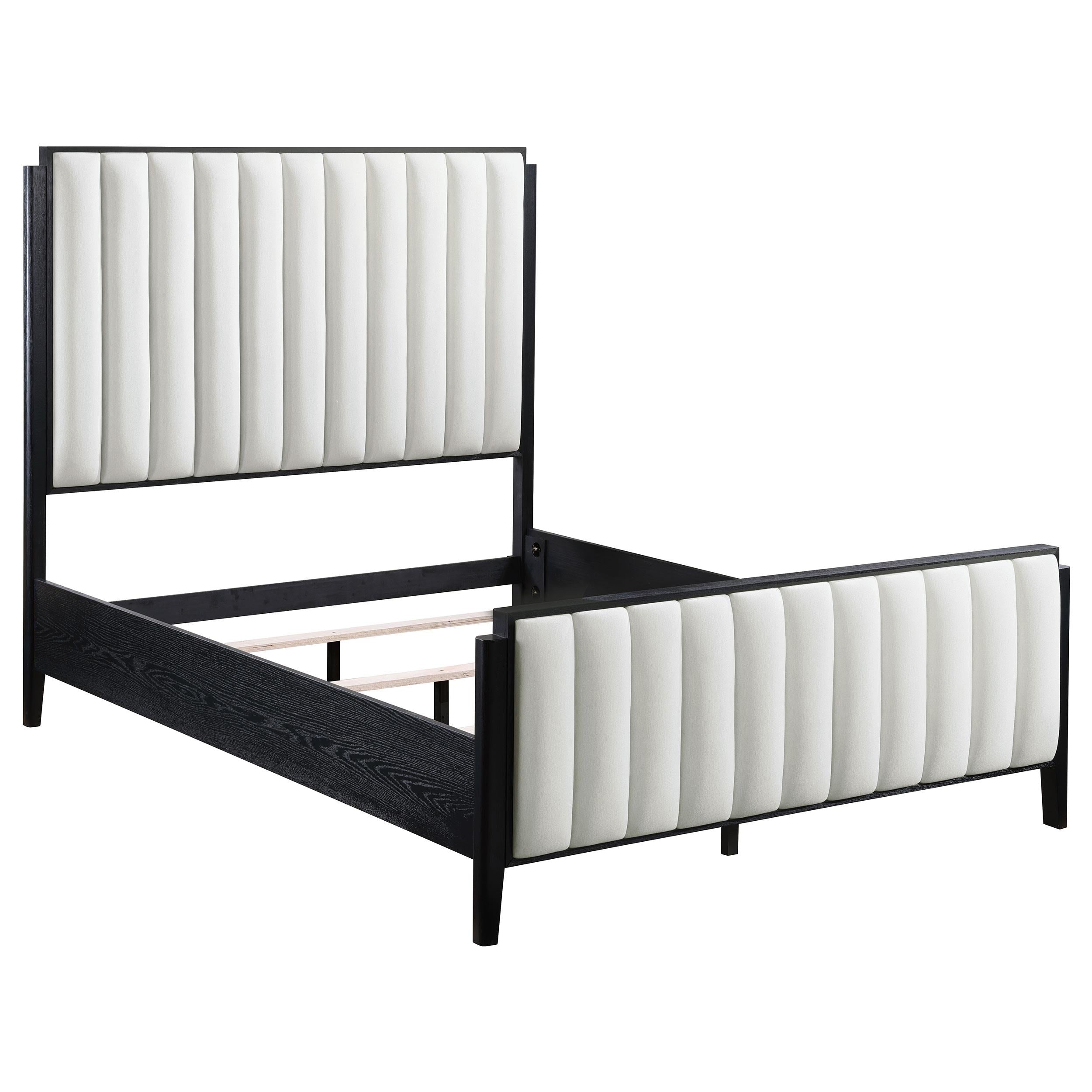  Size_Queen --  Coaster Furniture Brookmead Upholstered Panel Bed IMAGE 1