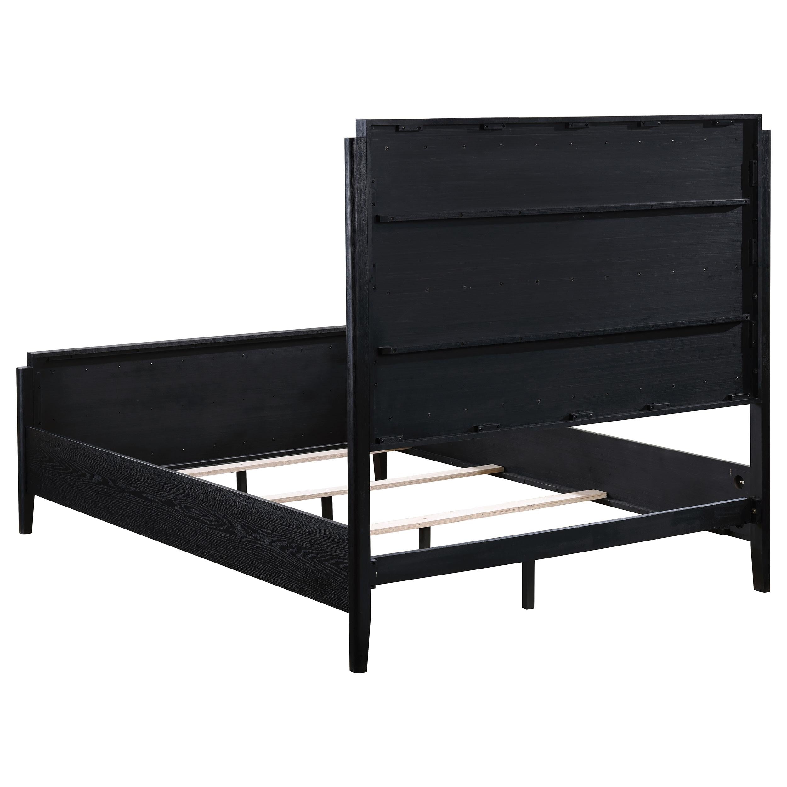  Size_California King --  Brookmead 224710KW 60-inch Upholstered California King Bed - Black IMAGE 3