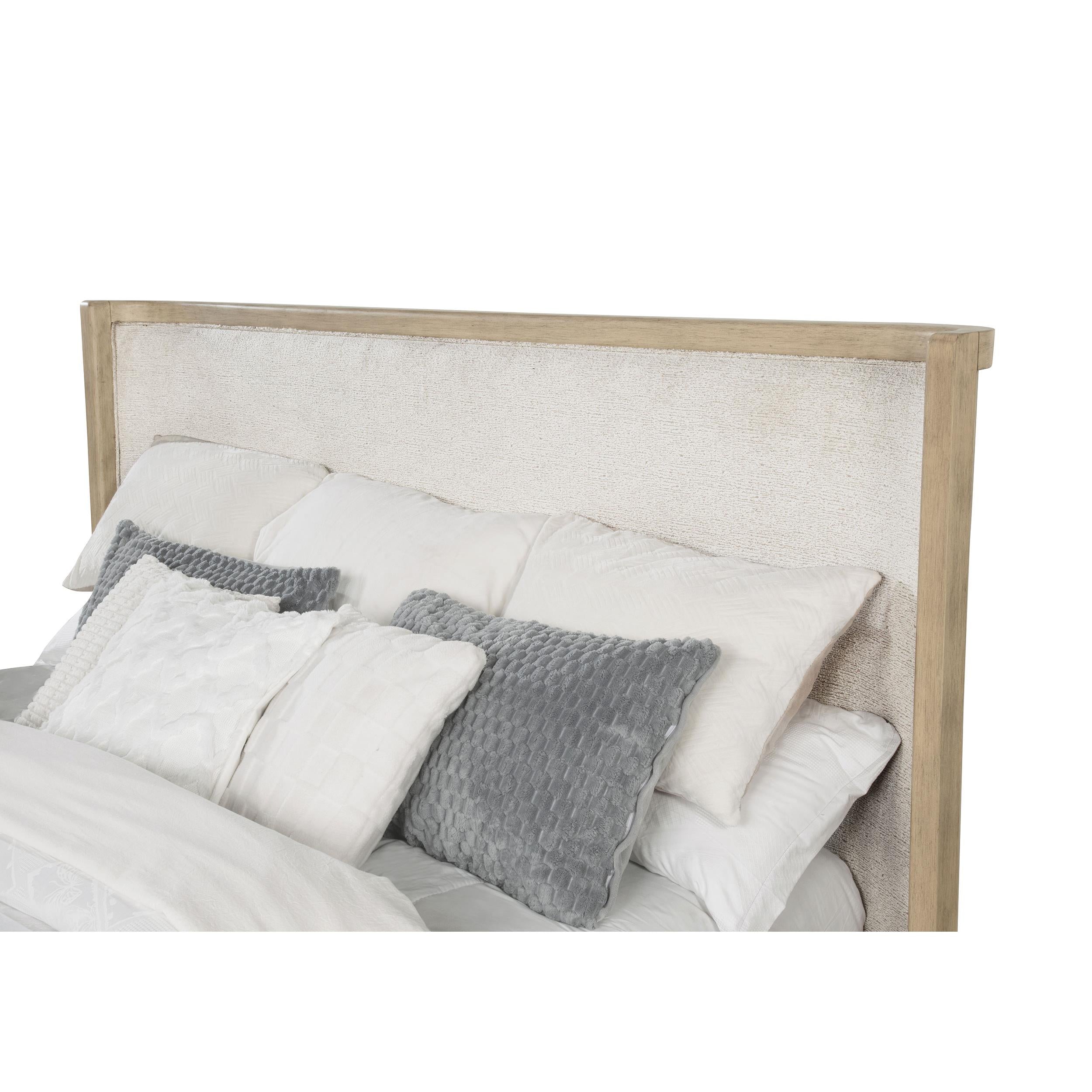  Size_King --  Kailani 225041KE 49-inch Eastern King Wingback Bed - Beige Oak IMAGE 6