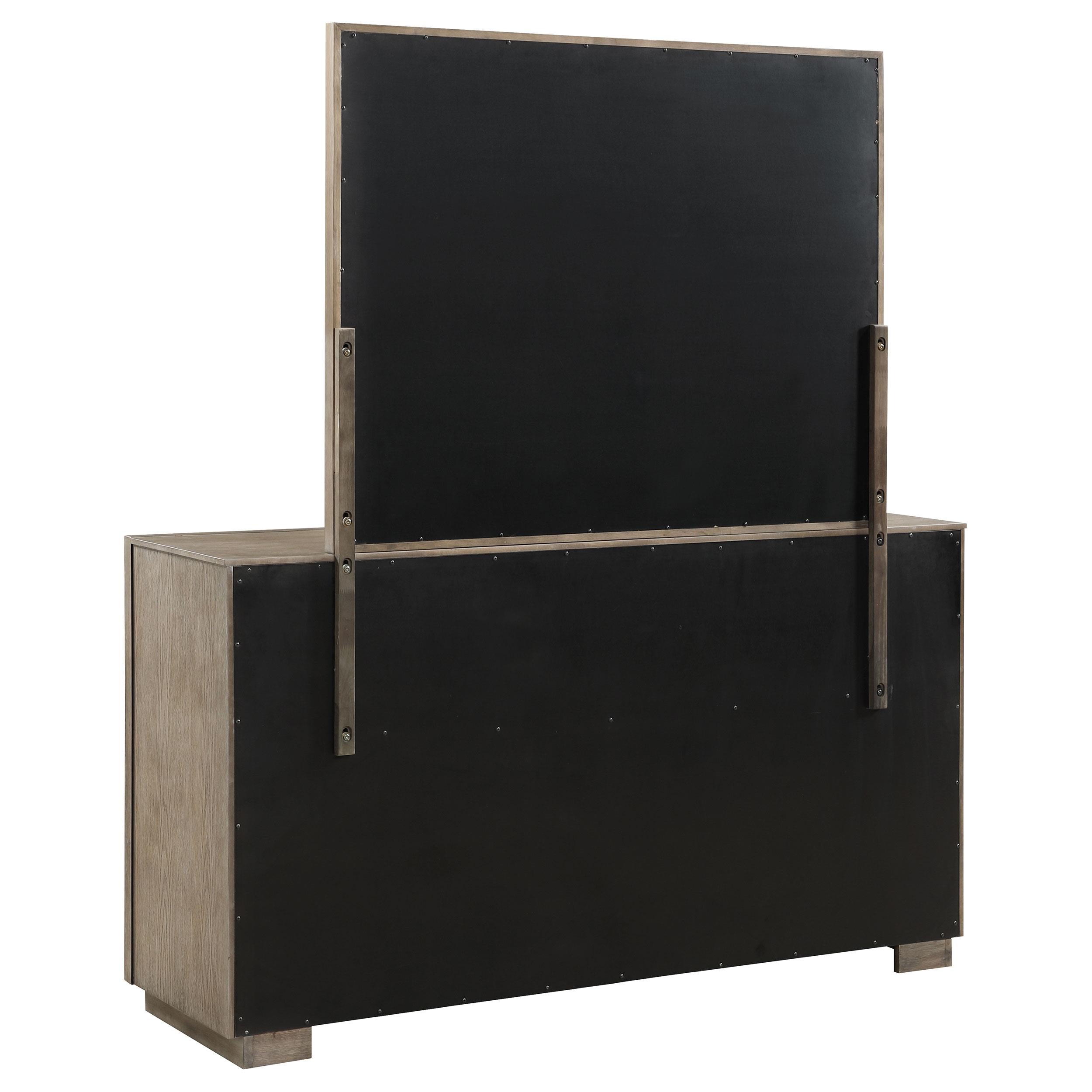  Coaster Furniture Durango 223273M 8-Drawer Dresser and Mirror - Taupe Oak IMAGE 5