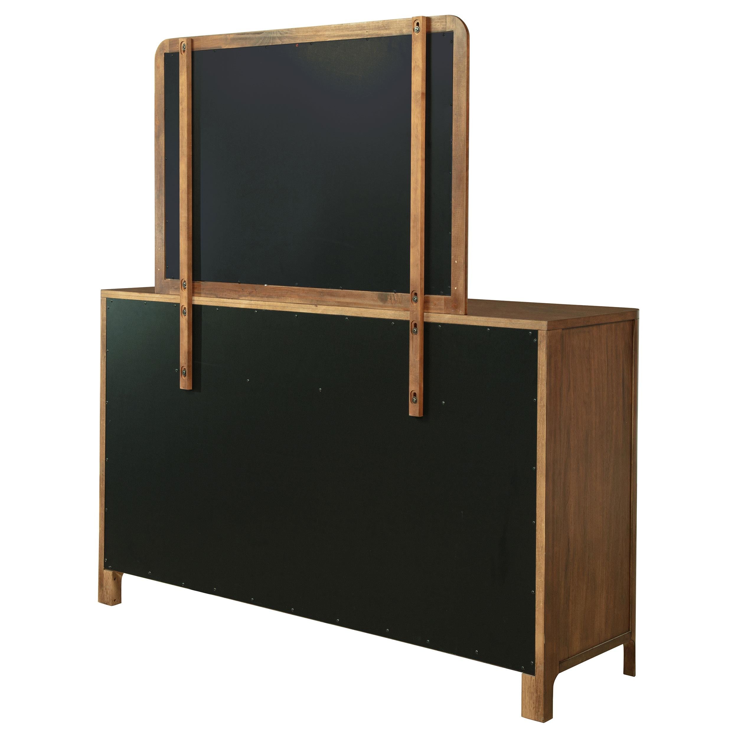  Coaster Furniture Maderia 223323M 8-Drawer Dresser and Mirror - Walnut IMAGE 7